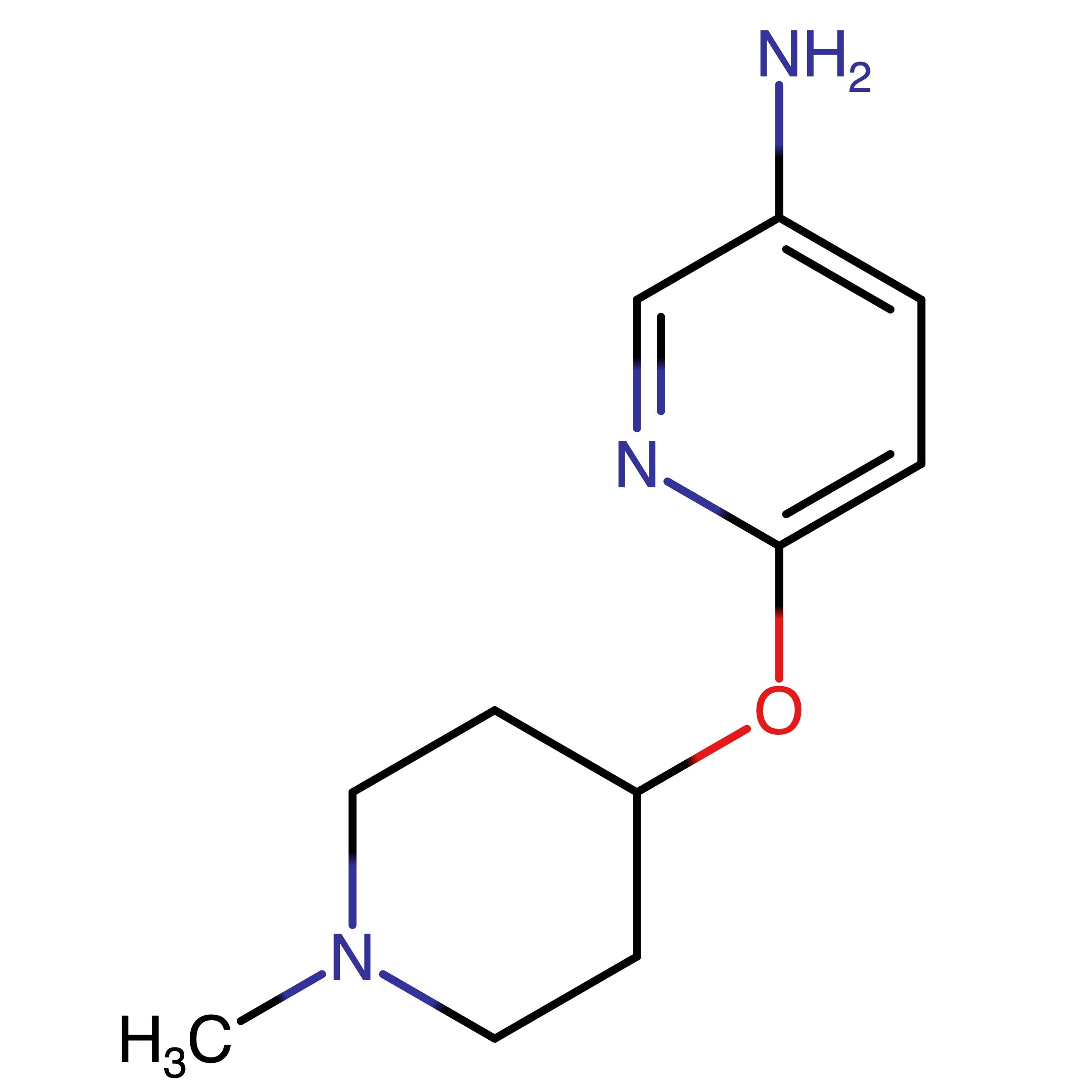 CAS RN 944401-79-0 | Name: 6-((1-Methylpiperidin-4-yl)oxy)pyridin-3-amine | MDL: MFCD11597308