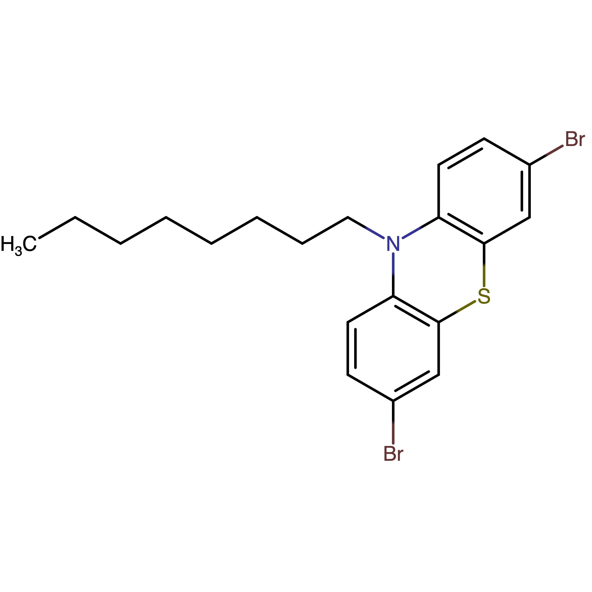 CAS RN 945020-20-2 | 3,7-Dibromo-10-octyl-10H-phenothiazine