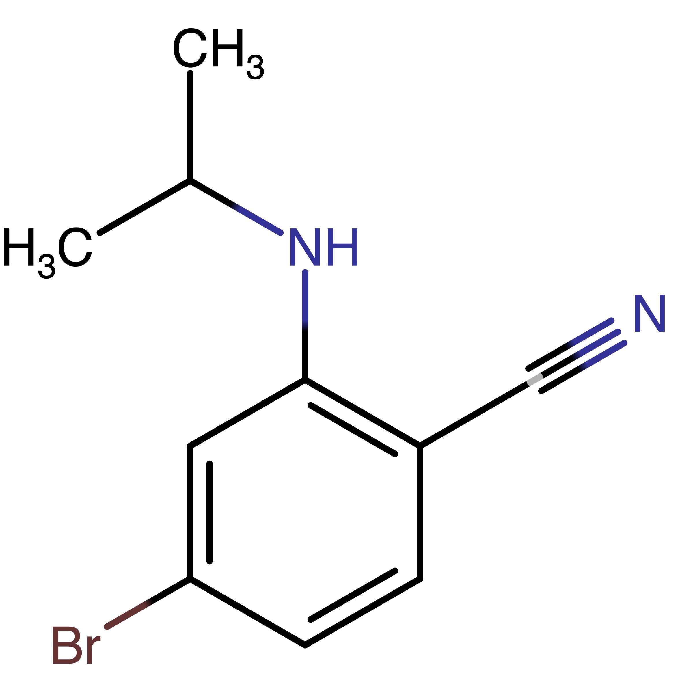 CAS RN 954226-99-4 | 4-Bromo-2-(propan-2-ylamino)benzonitrile | MFCD09862649