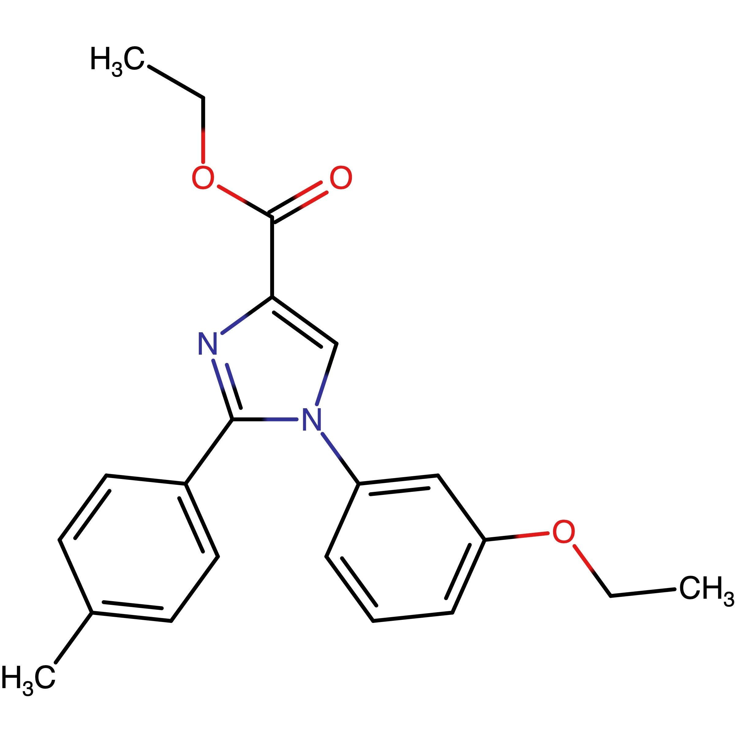 CAS RN 954382-61-7 | Ethyl 1-(3-ethoxyphenyl)-2-(4-methylphenyl)-1H-imidazole-4-carboxylate