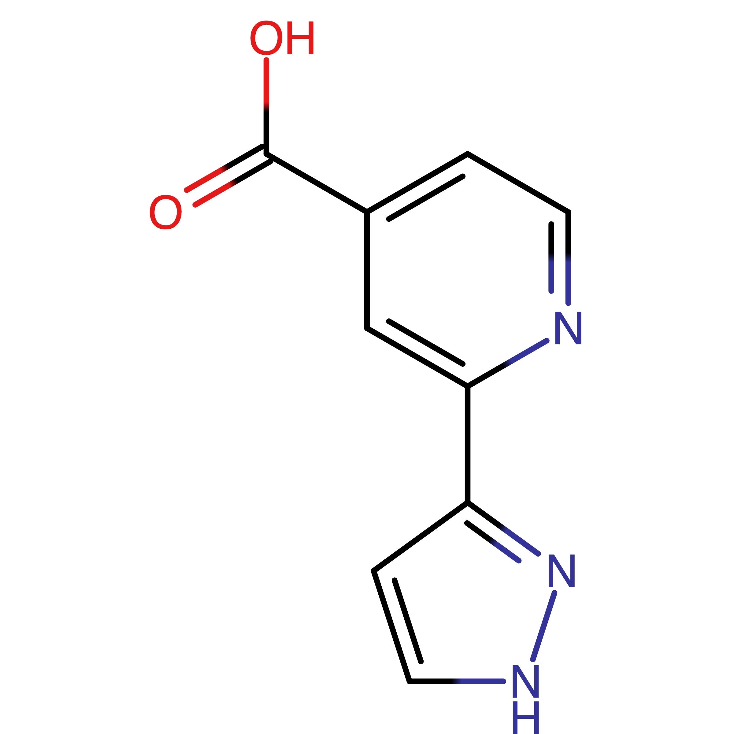 CAS RN 956723-02-7 | 2-(1H-Pyrazol-3-yl)isonicotinic acid | MFCD20646236
