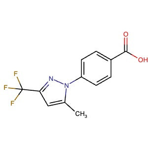 956908-54-6 | 4-(5-Methyl-3-(trifluoromethyl)-1H-pyrazol-1-yl)benzoic acid - Hoffman Fine Chemicals