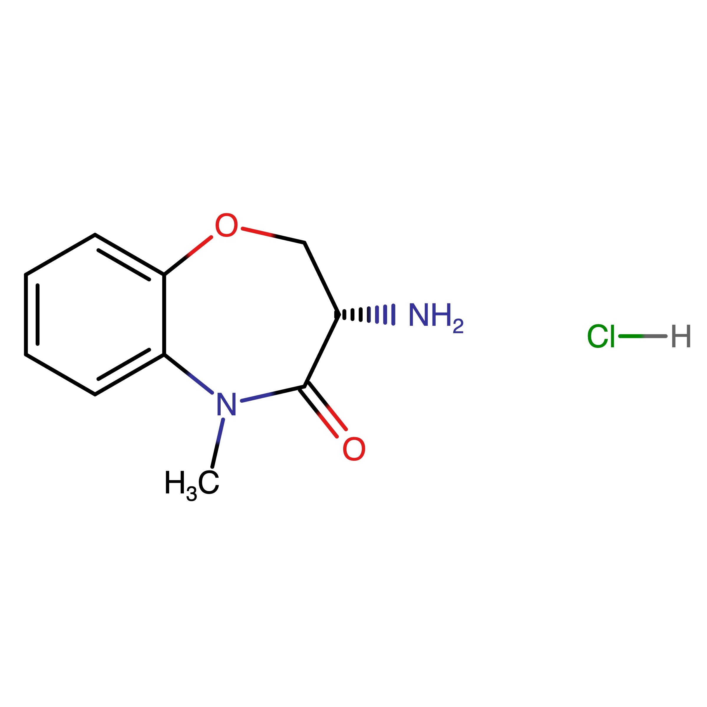 CAS RN 958488-72-7 | (S)-3-Amino-5-methyl-2,3-dihydrobenzo[b][1,4]oxazepin-4(5H)-one hydrochloride | MFCD30489549