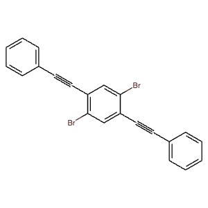 97094-33-2 | ((2,5-Dibromo-1,4-phenylene)bis(ethyne-2,1-diyl))dibenzene - Hoffman Fine Chemicals