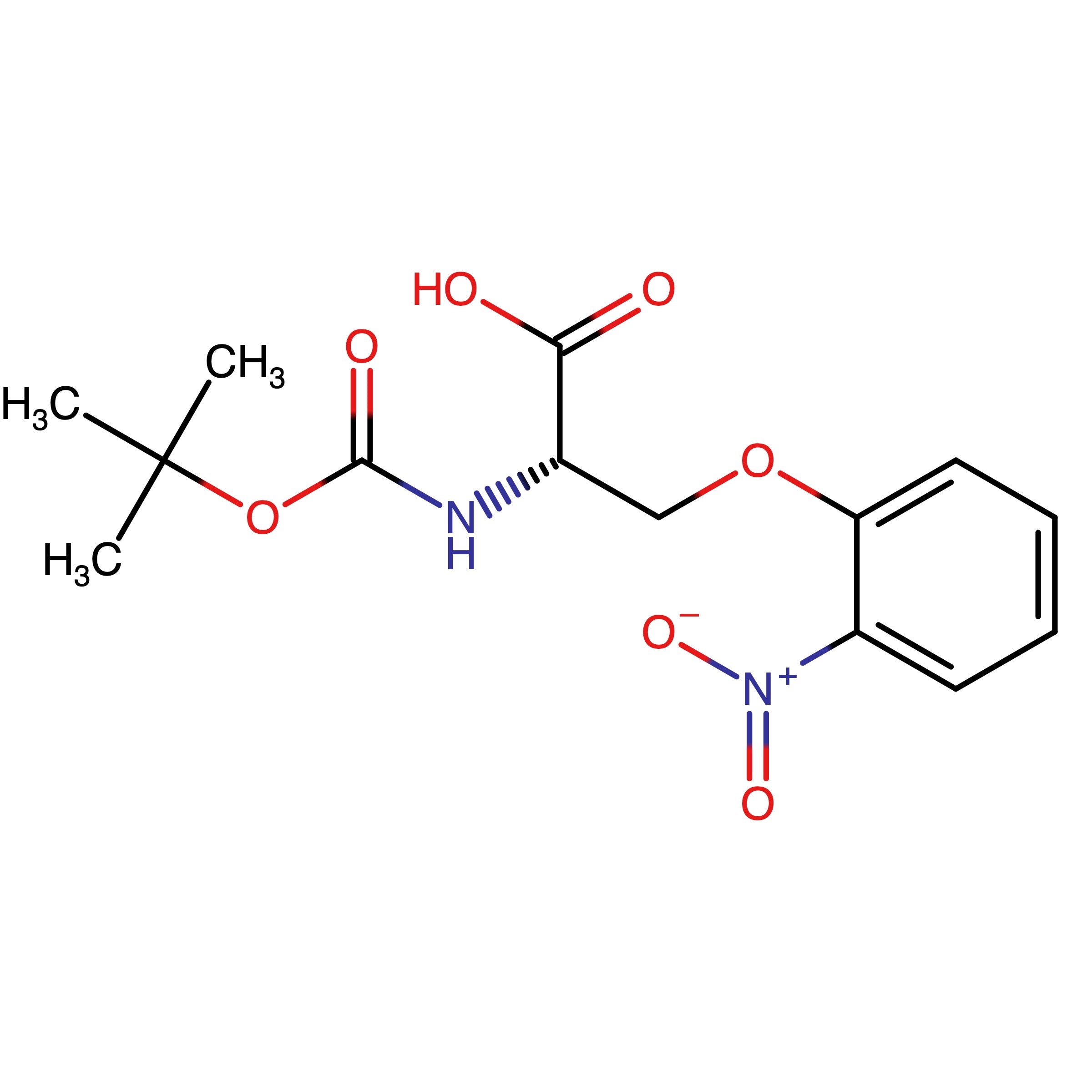 CAS RN 99197-78-1 | (S)-2-((tert-Butoxycarbonyl)amino)-3-(2-nitrophenoxy)propanoic acid