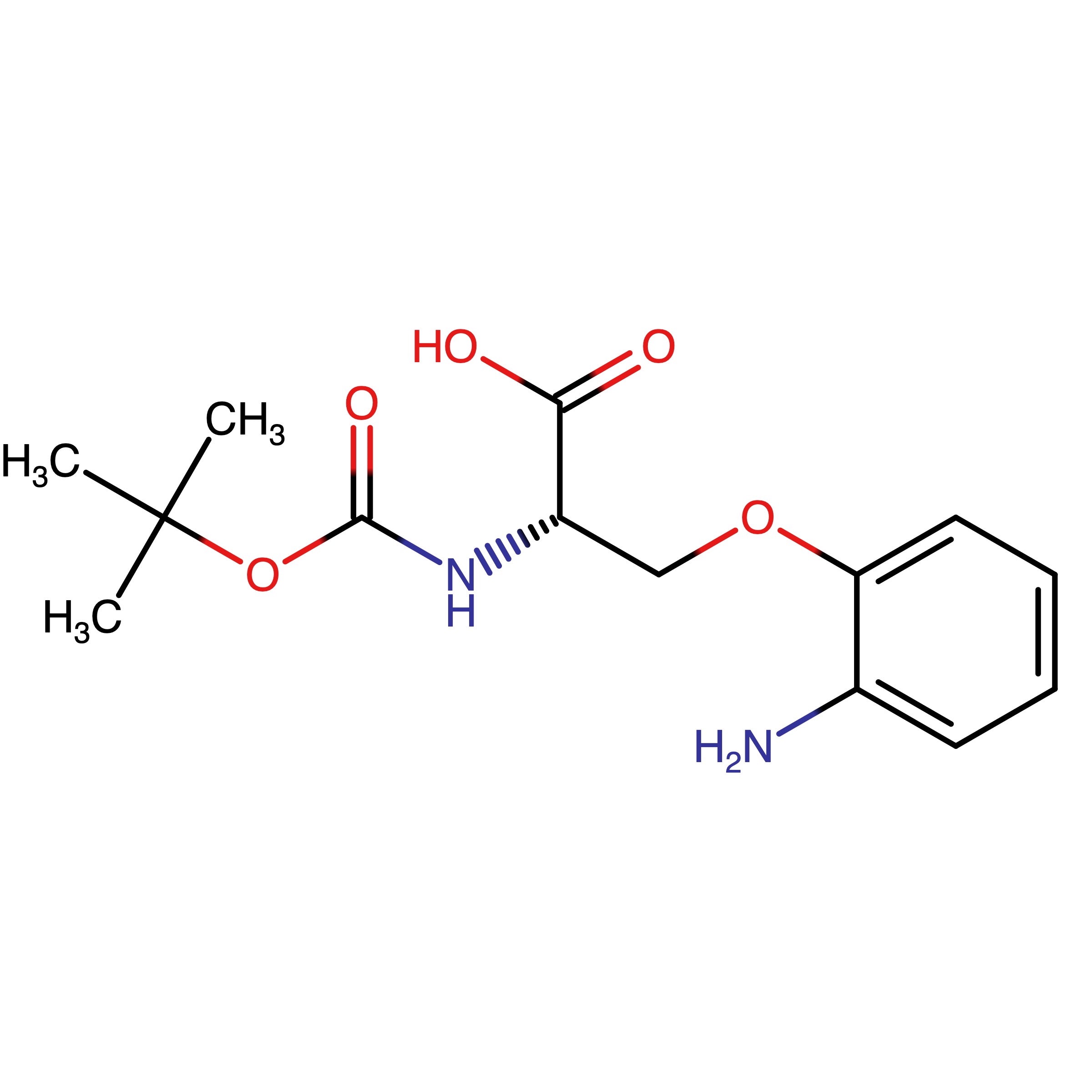 CAS RN 99197-79-2 | (S)-3-(2-Aminophenoxy)-2-((tert-butoxycarbonyl)amino)propanoic acid | MFCD20266849