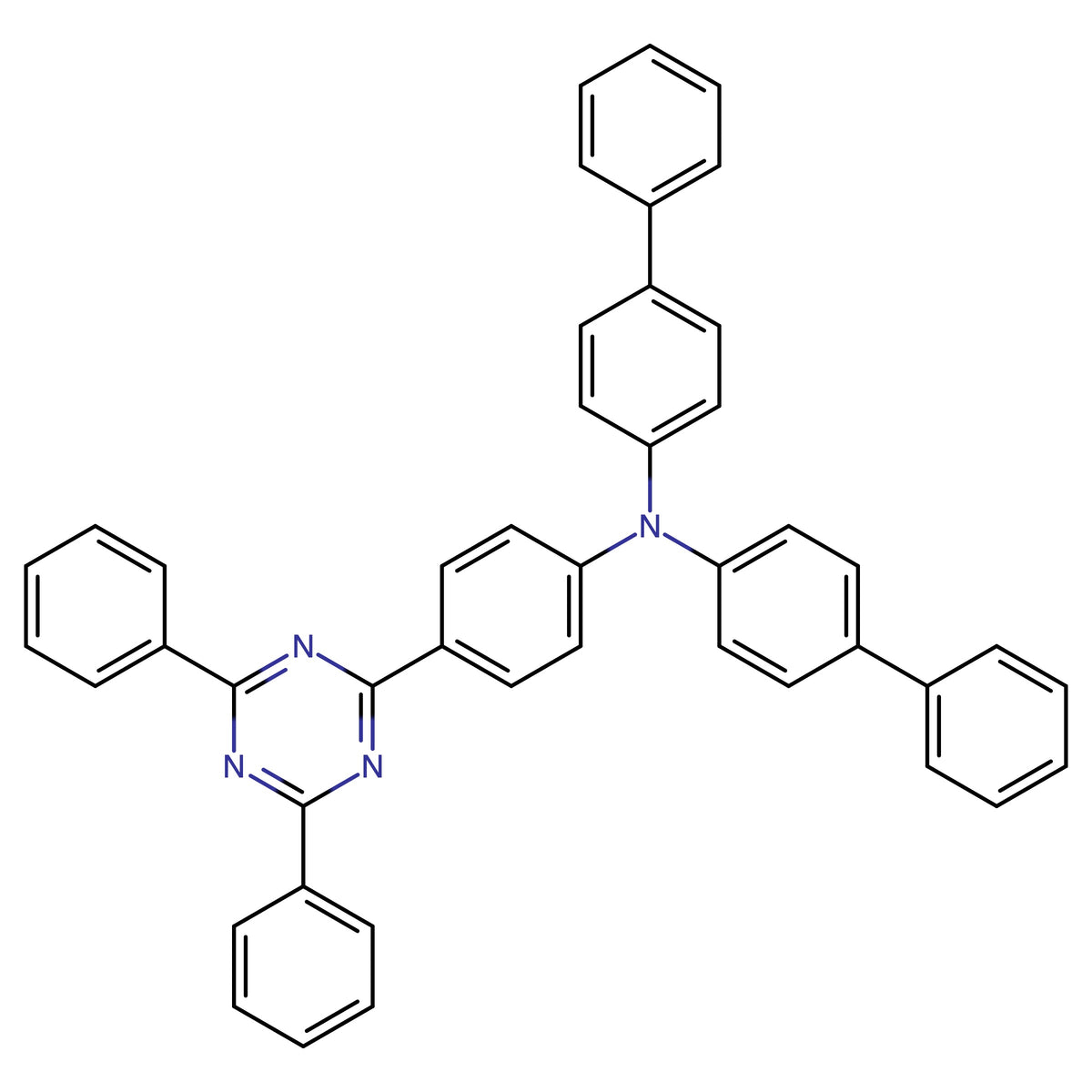 N-[4-(4,6-Diphenyl-1,3,5-triazin-2-yl)phenyl]-4-phenyl-N-(4-phenylphenyl)aniline