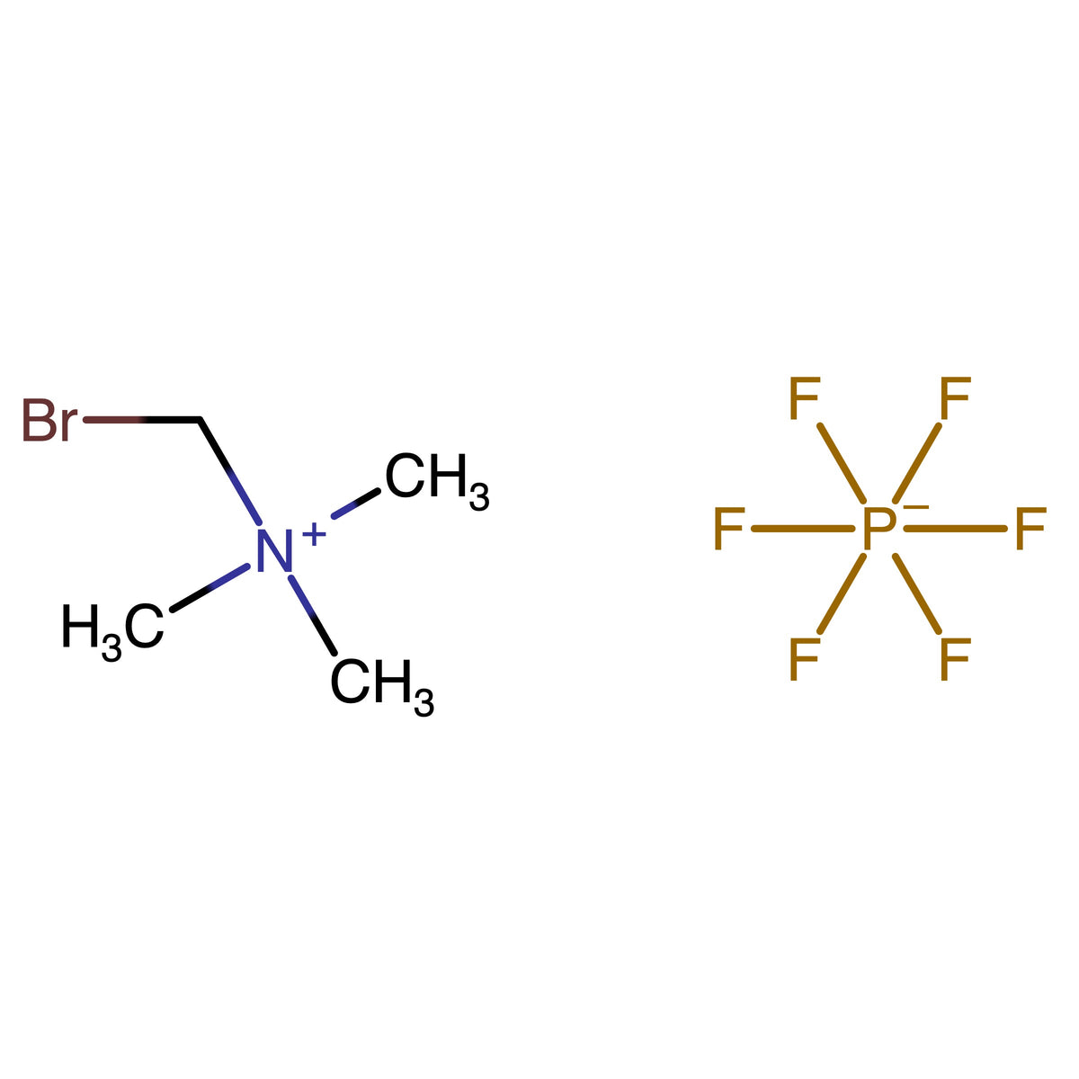 Bromomethyl(trimethyl)azanium hexafluorophosphate