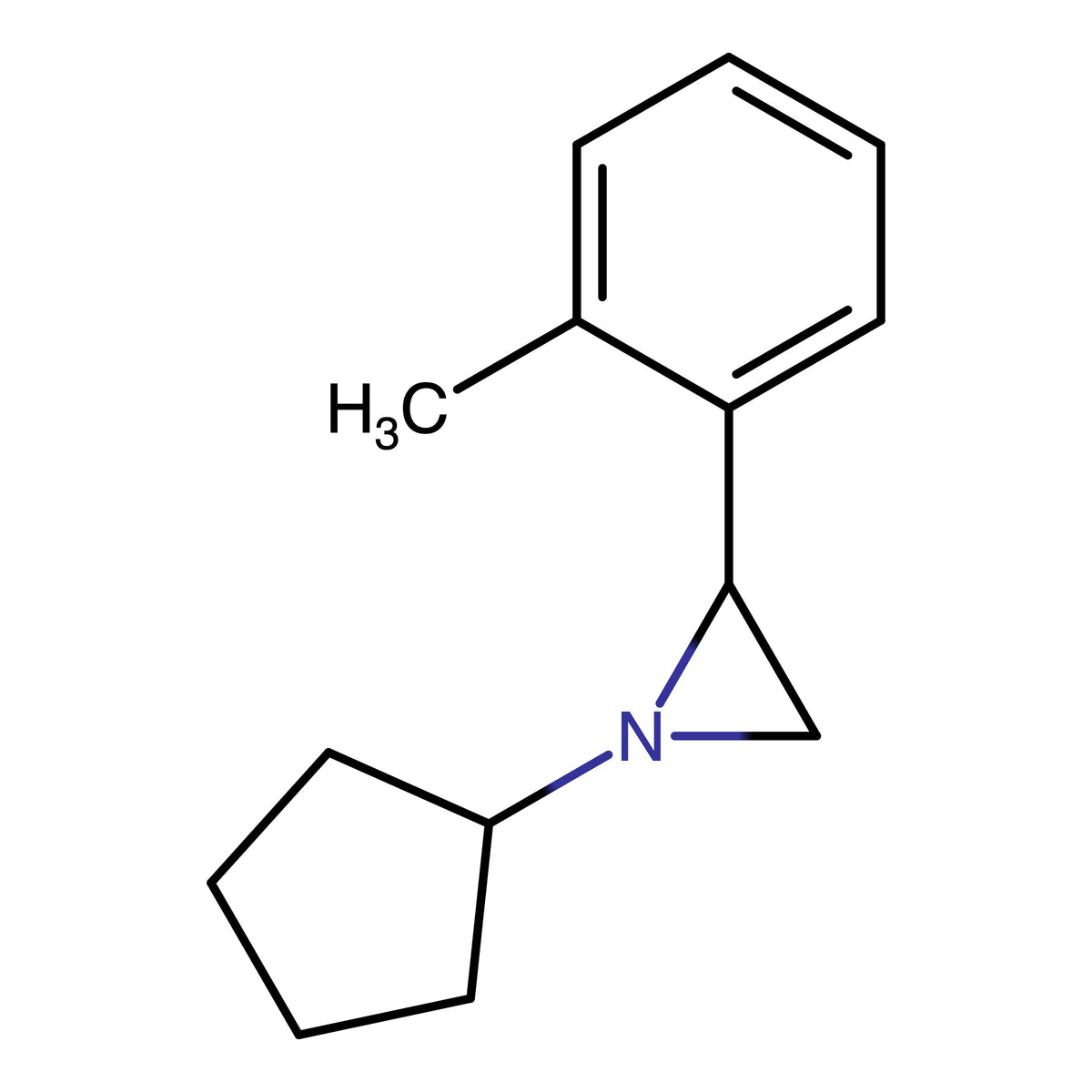 1-Cyclopentyl-2-(o-tolyl)aziridine