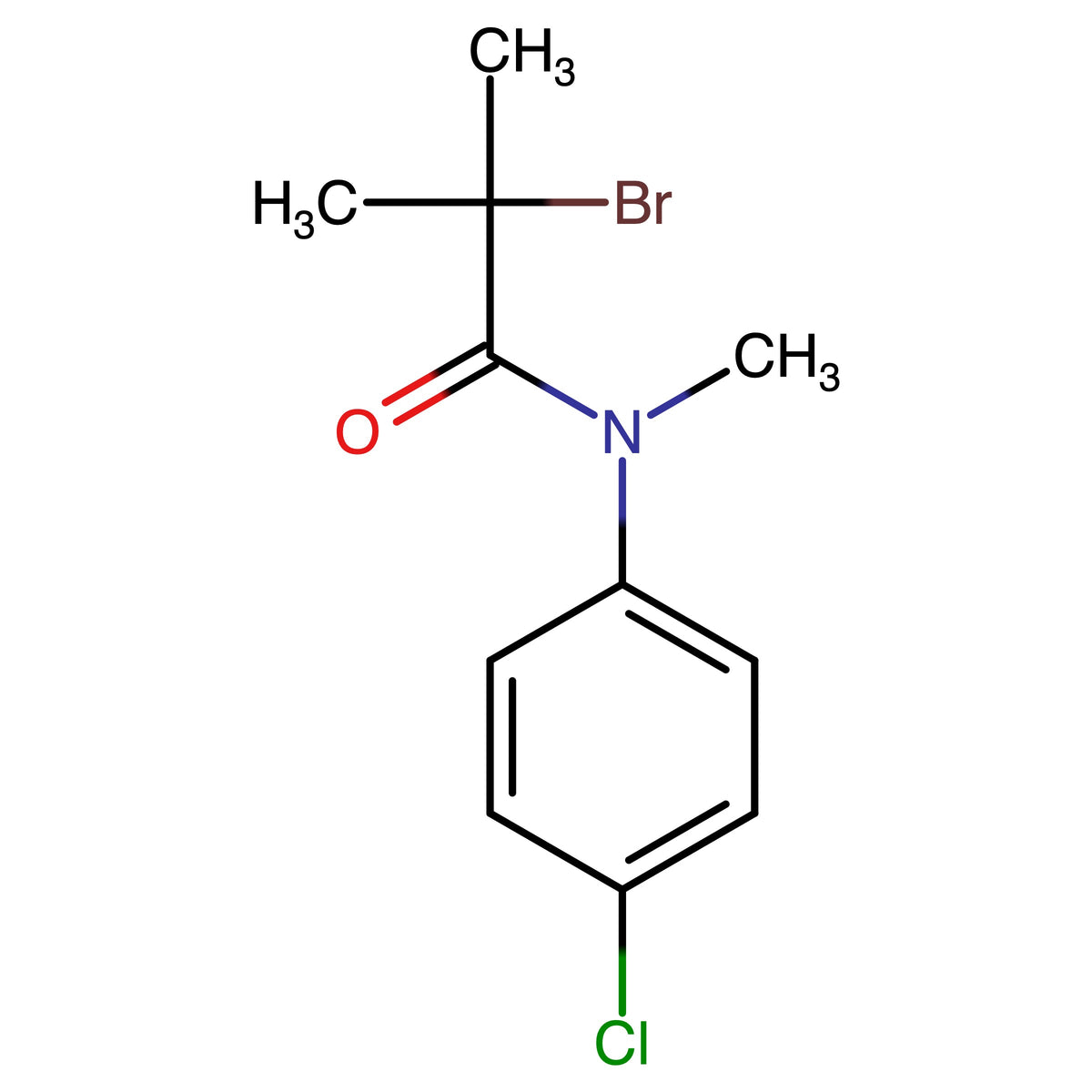 2-Bromo-N-(4-chlorophenyl)-N,2-dimethylpropanamide