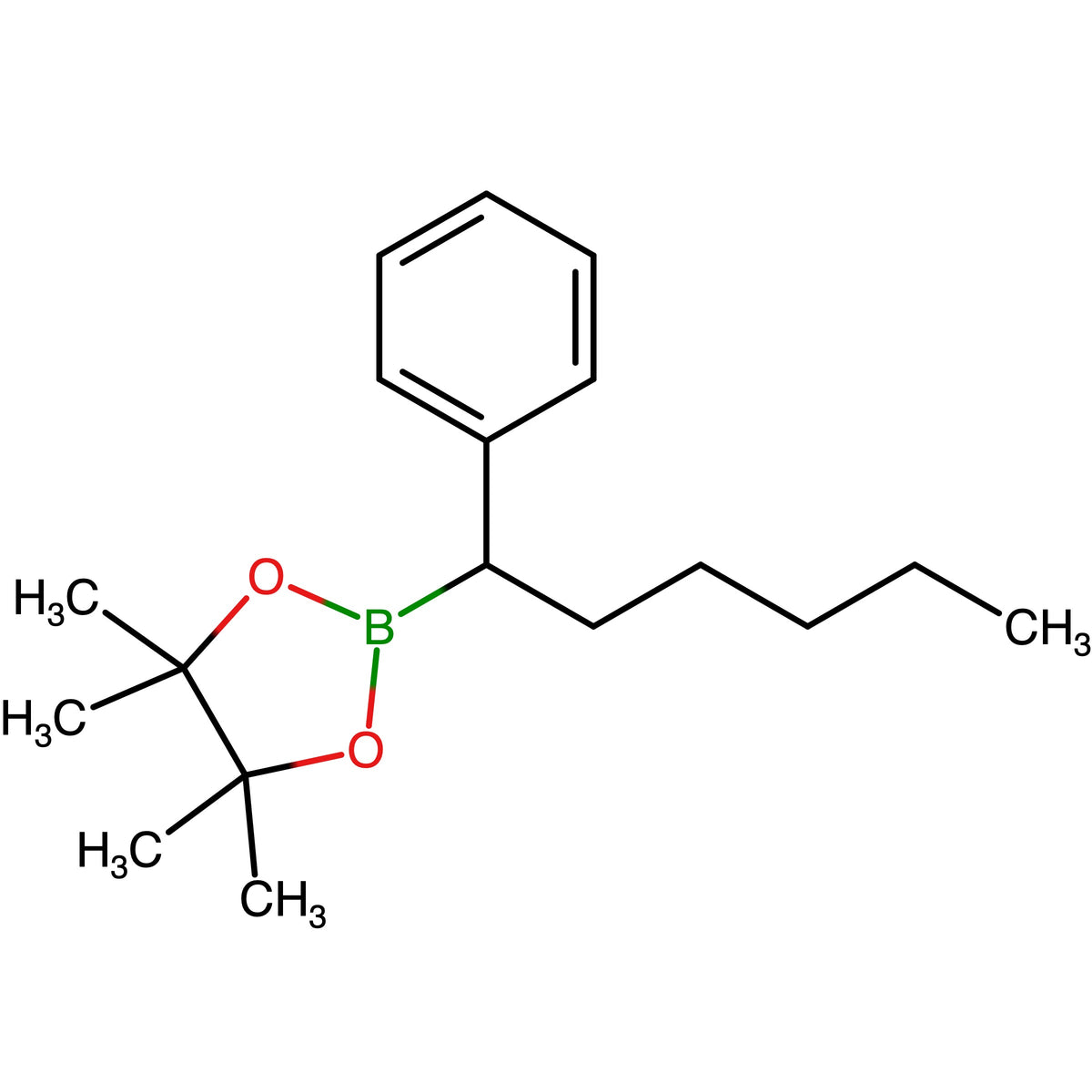 4,4,5,5-Tetramethyl-2-(1-phenylhexyl)-1,3,2-dioxaborolane