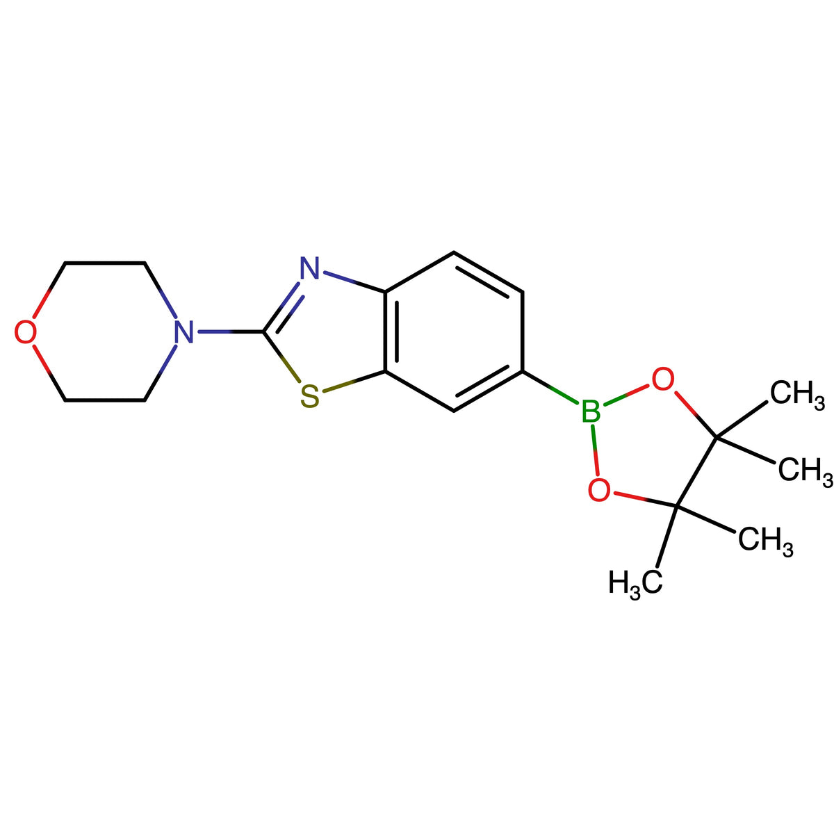 4-(6-(4,4,5,5-Tetramethyl-1,3,2-dioxaborolan-2-yl)benzo[d]thiazol-2-yl)morpholine