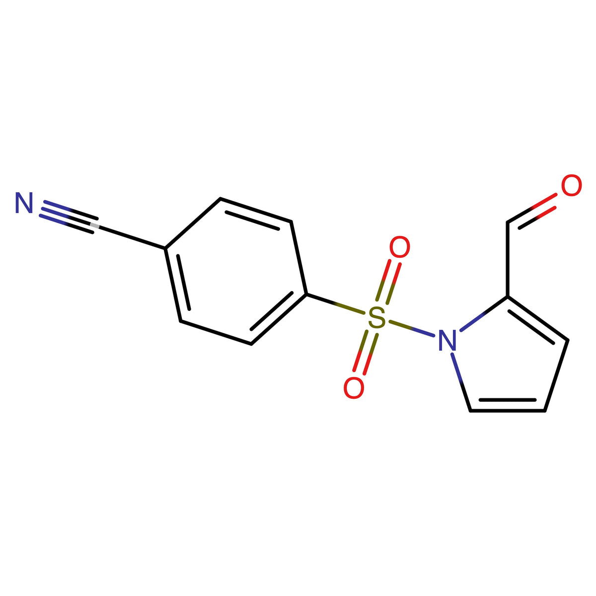 4-(2-Formylpyrrol-1-yl)sulfonylbenzonitrile