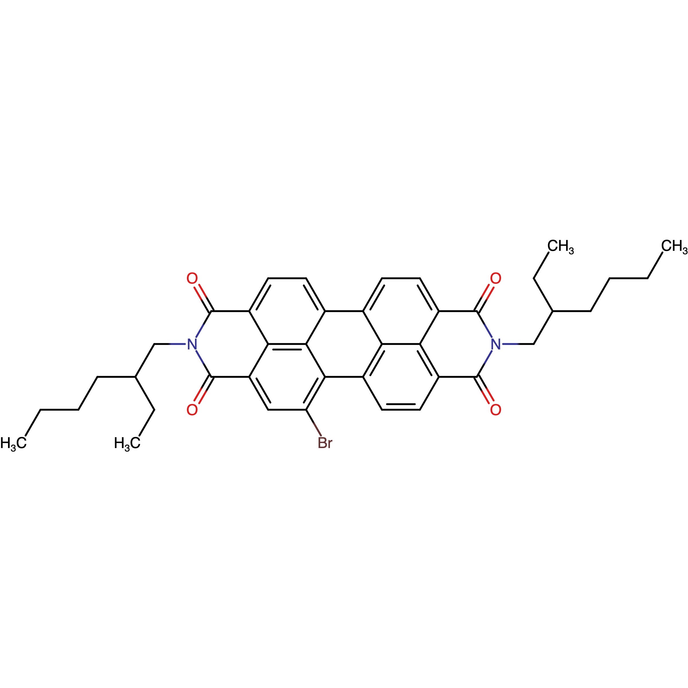 CAS RN 1015473-19-4 | 5-Bromo-2,9-bis(2-ethylhexyl)-anthra [2,1,9-def:6,5,10-d'e'f']diisoquinoline-1,3,8,10(2H,9H)-tetrone