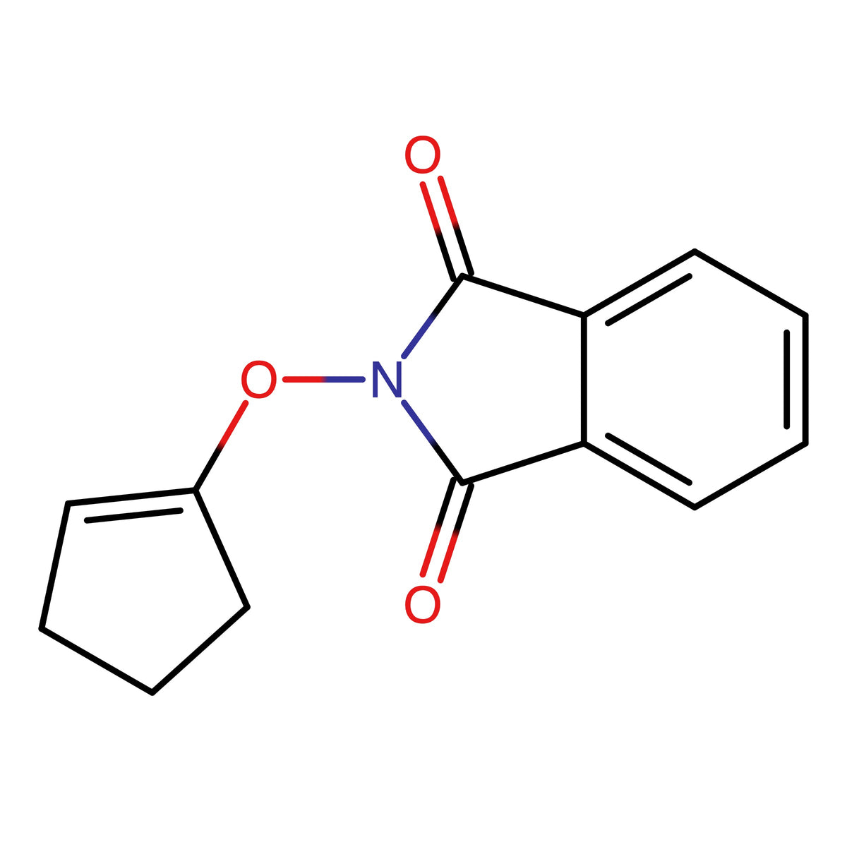 2-(Cyclopenten-1-yloxy)isoindole-1,3-dione