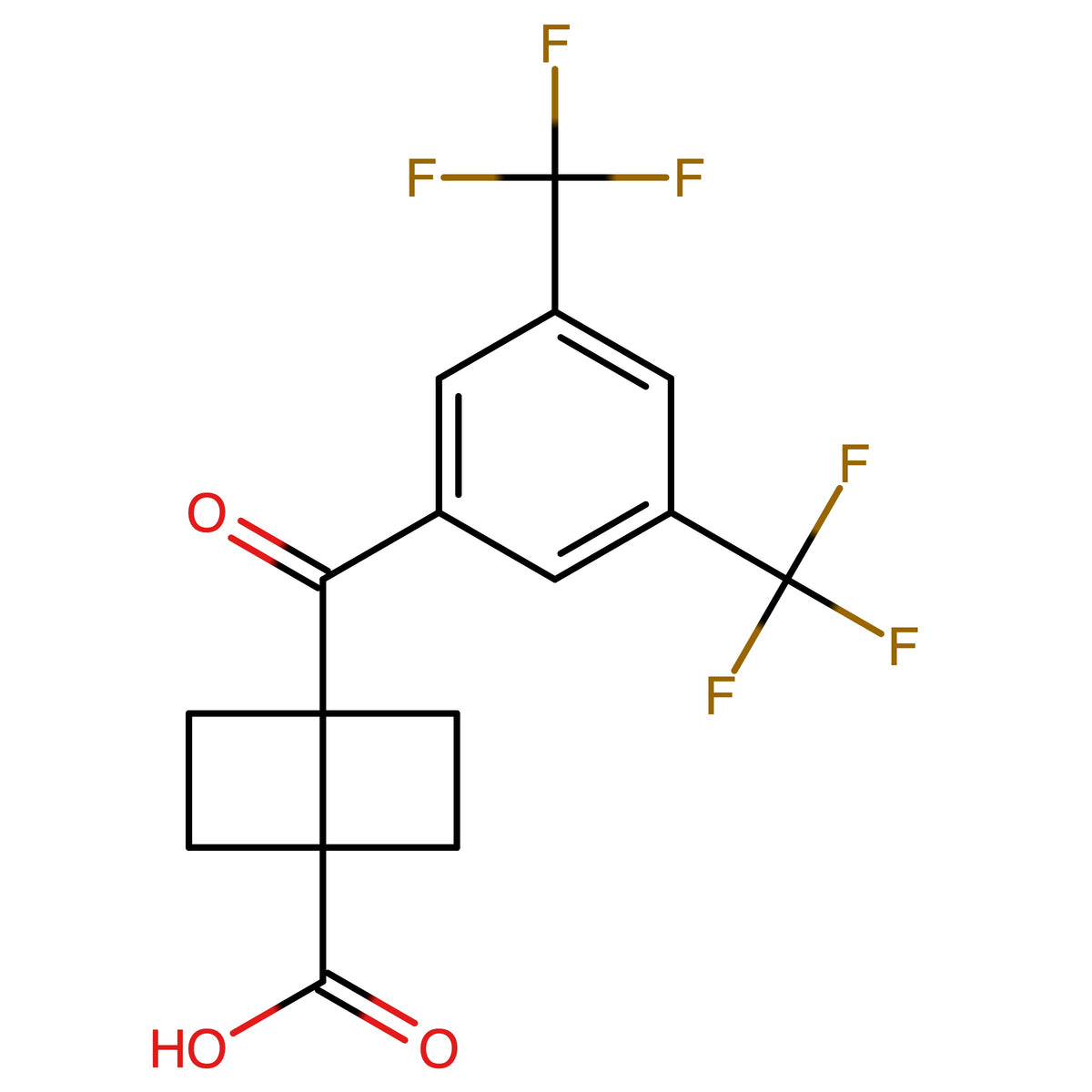 4-(3,5-Bis(trifluoromethyl)benzoyl)bicyclo[2.2.0]hexane-1-carboxylic acid