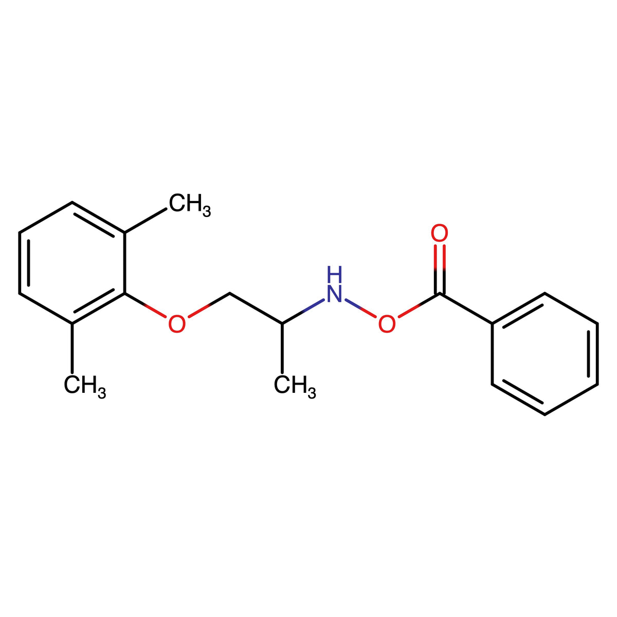 O-Benzoyl-N-(1-(2,6-dimethylphenoxy)propan-2-yl)hydroxylamine