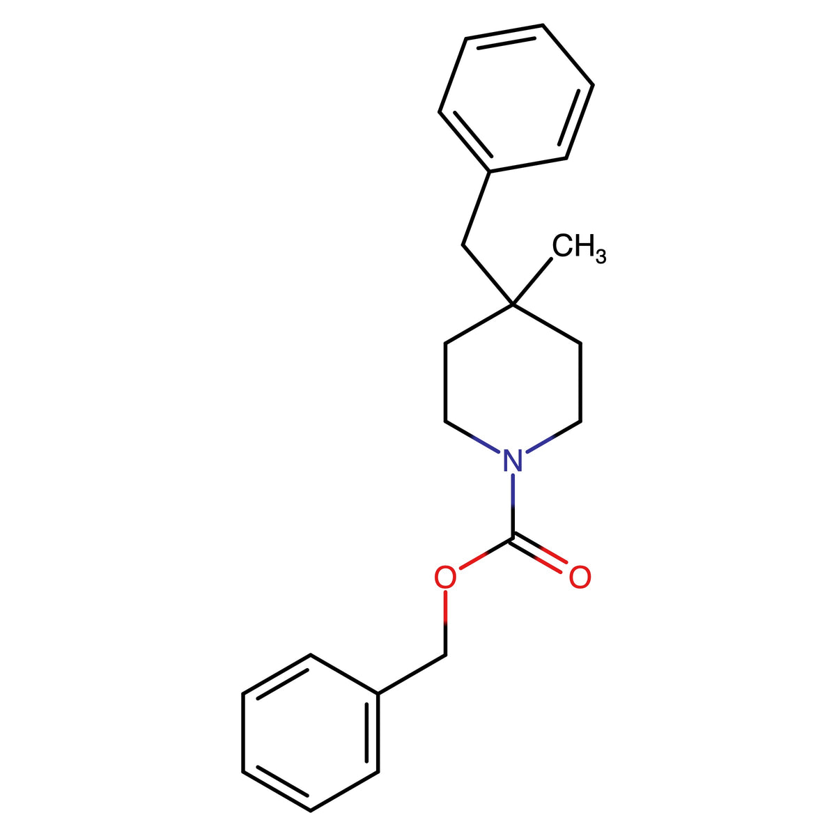 Benzyl 4-benzyl-4-methylpiperidine-1-carboxylate