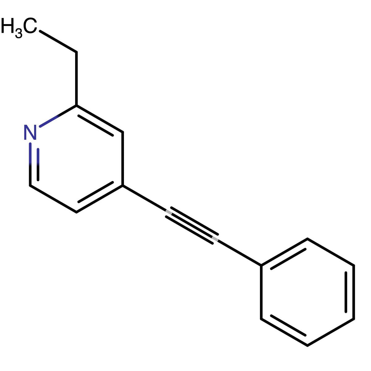 2-Ethyl-4-(phenylethynyl)pyridine