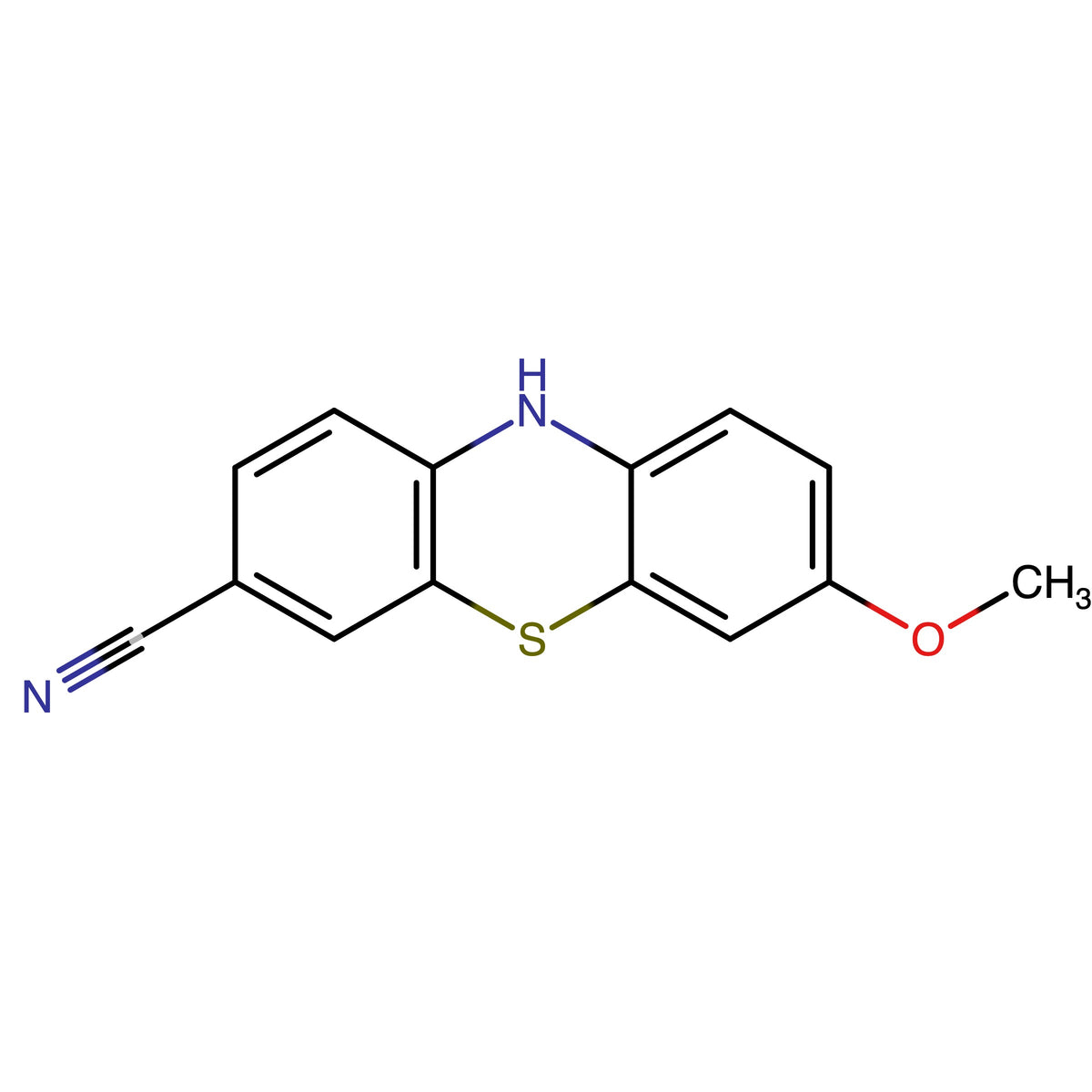 7-Methoxy-10H-phenothiazine-3-carbonitrile