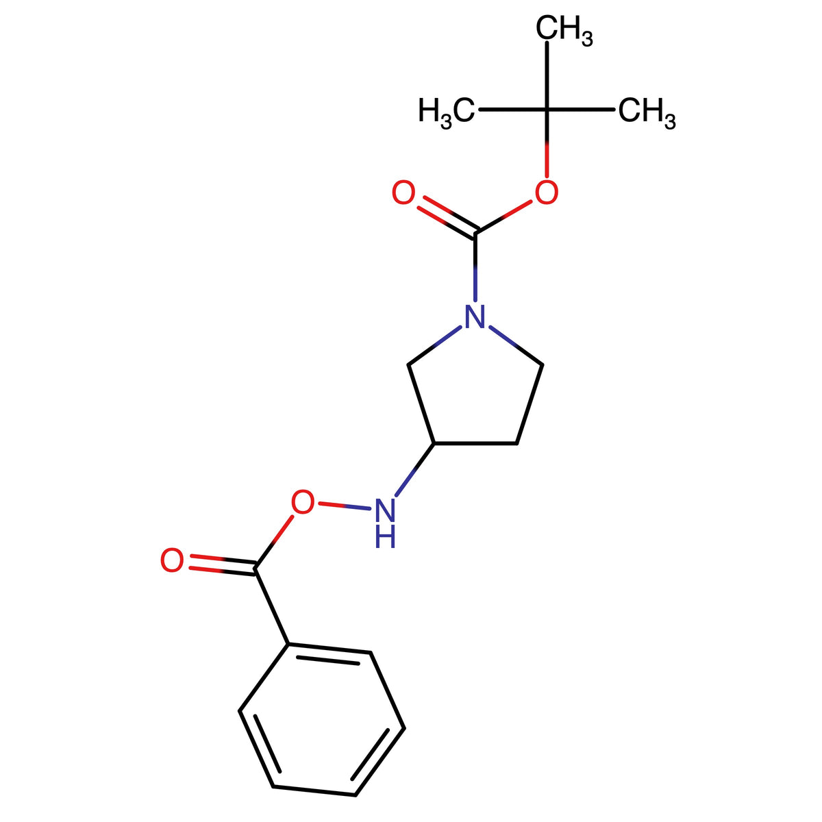 tert-Butyl 3-((benzoyloxy)amino)pyrrolidine-1-carboxylate