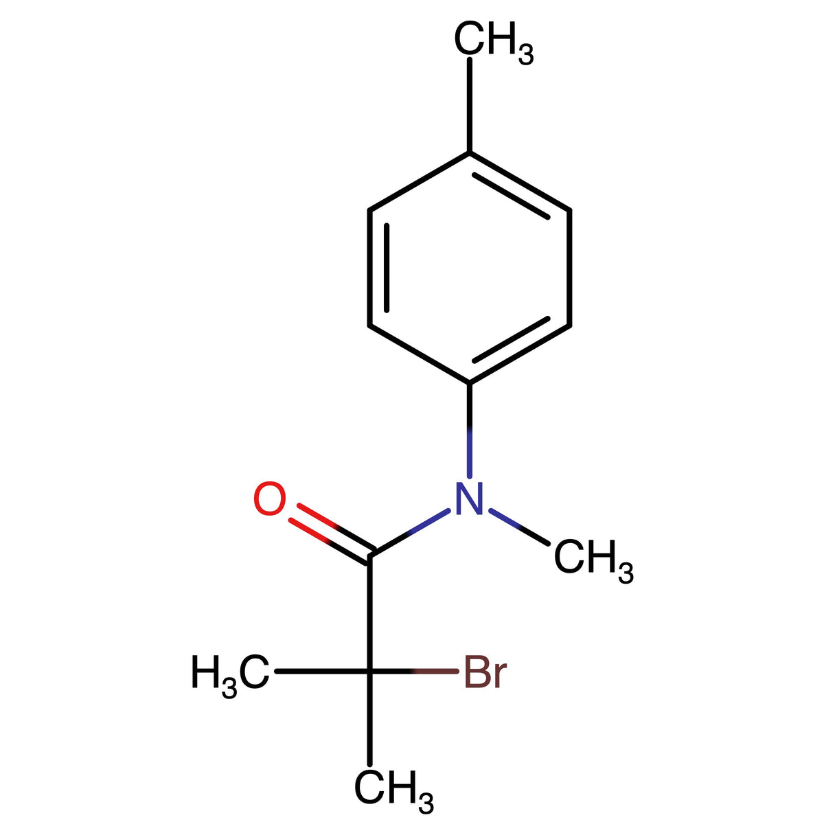 2-Bromo-N,2-dimethyl-N-(4-methylphenyl)propanamide