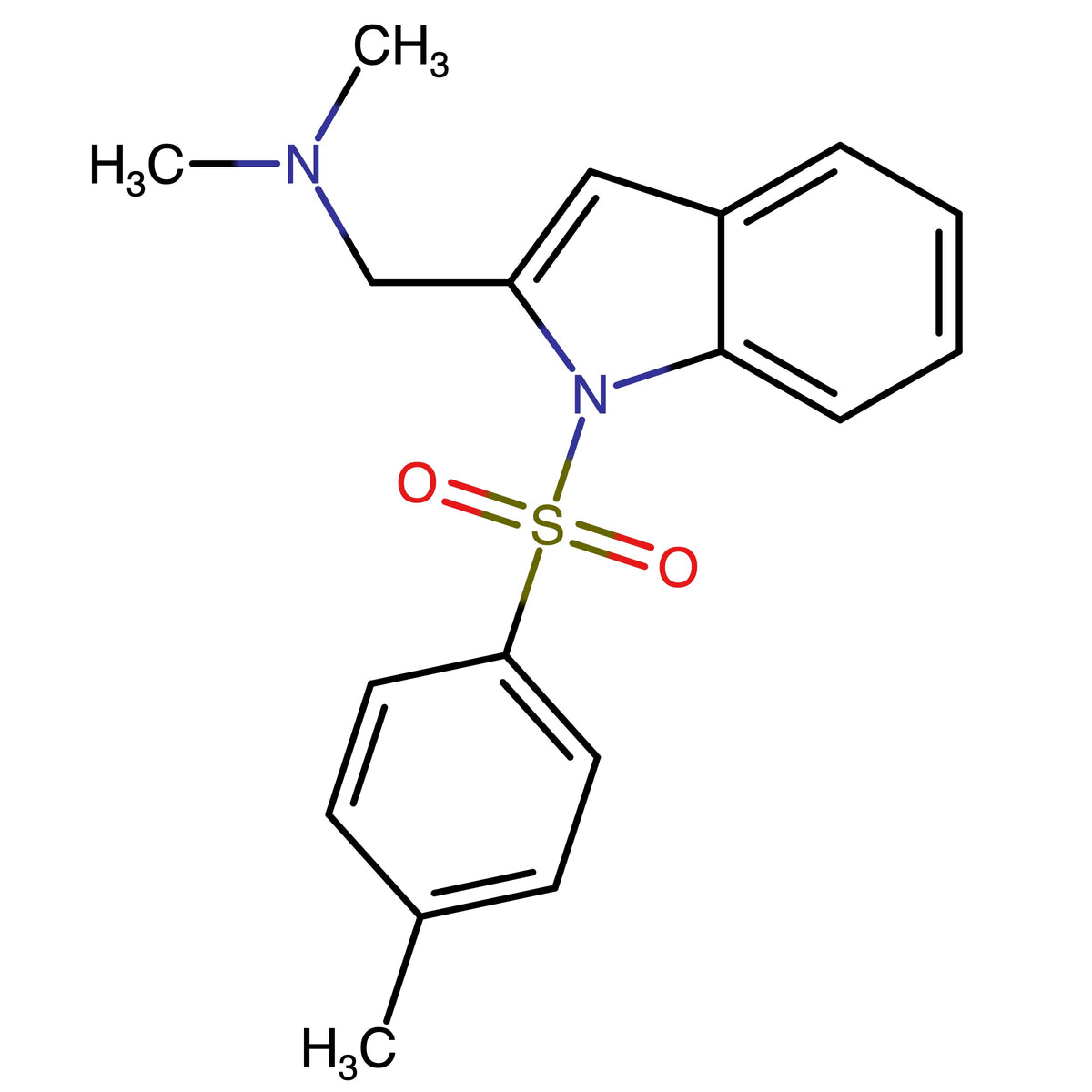 1-(p-Toluenesulphonyl)-2-dimethylaminomethylindole