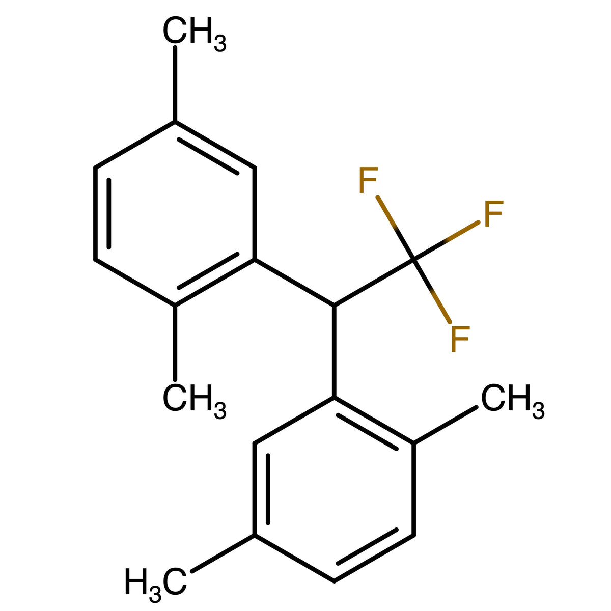 2-[1-(2,5-Dimethylphenyl)-2,2,2-trifluoroethyl]-1,4-dimethylbenzene