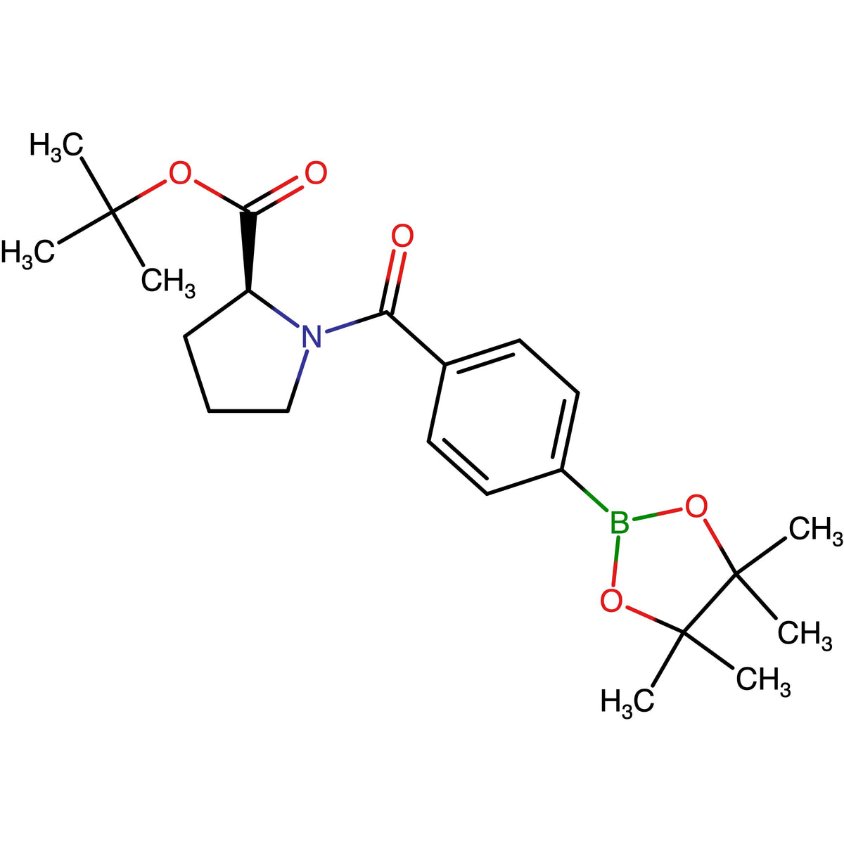 tert-Butyl (4-(4,4,5,5-tetramethyl-1,3,2-dioxaborolan-2-yl)benzoyl)-L-prolinate (mixture of rotamers)