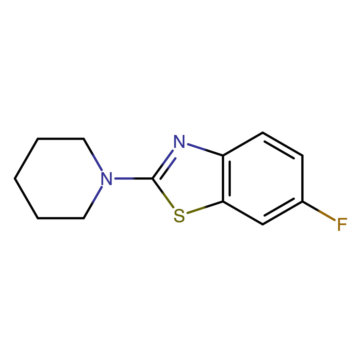 6-Fluoro-2-(piperidin-1-yl)benzo[d]thiazole
