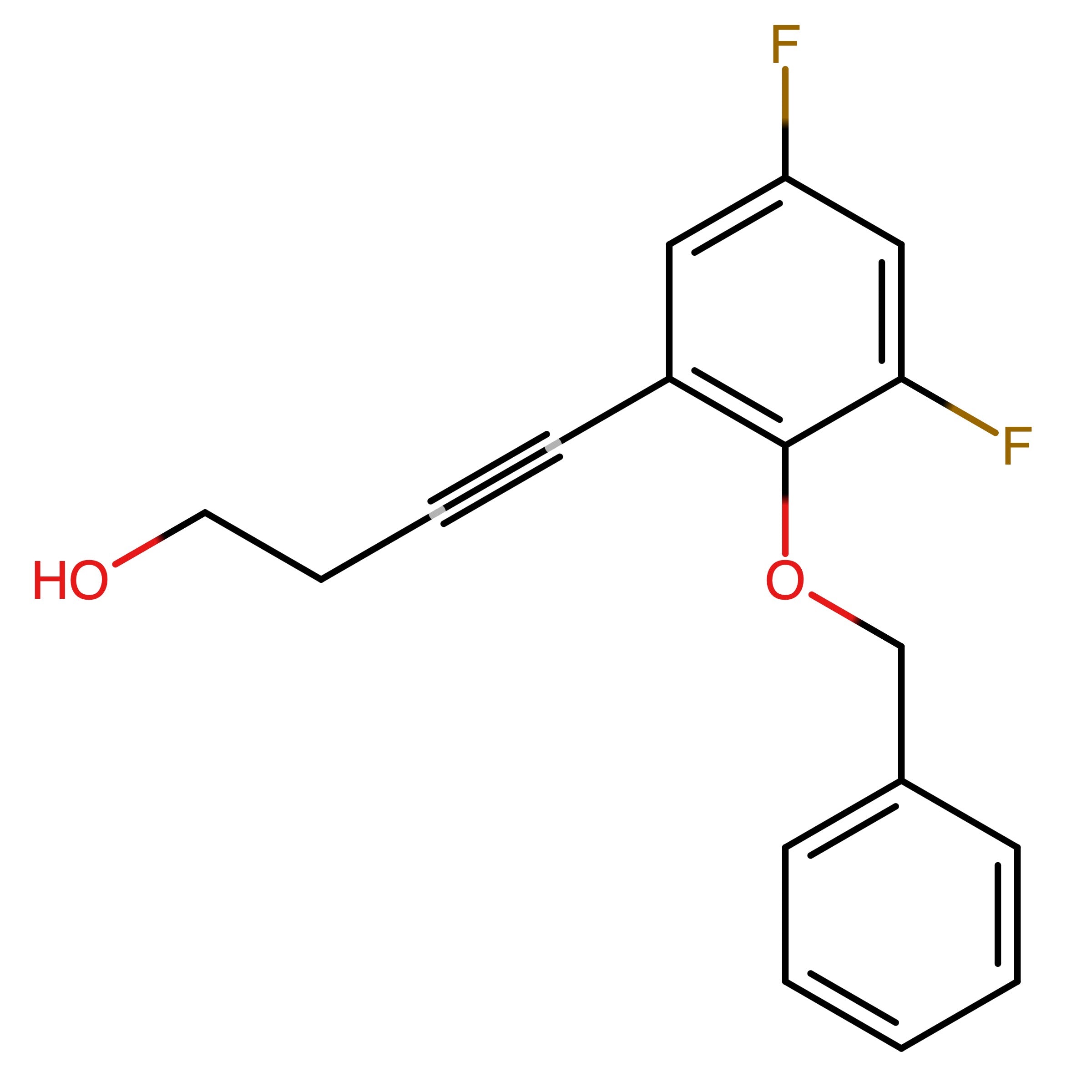4-(3,5-Difluoro-2-phenylmethoxyphenyl)but-3-yn-1-ol 