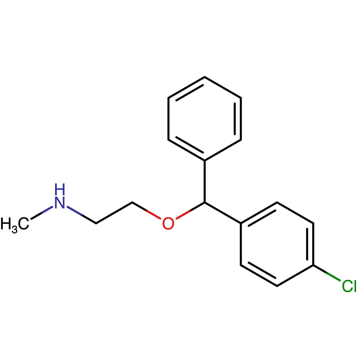 (1-(4-Chlorophenyl)-5-aza-2-oxahexyl)benzene