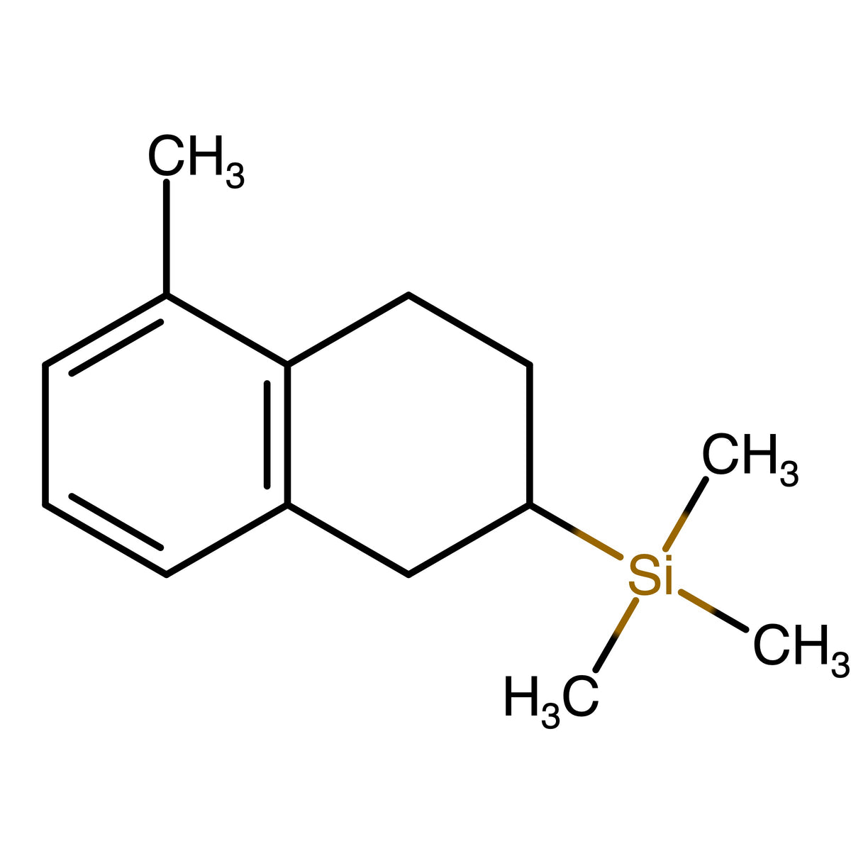 Trimethyl(5-methyl-1,2,3,4-tetrahydronaphthalen-2-yl)silaneÊ