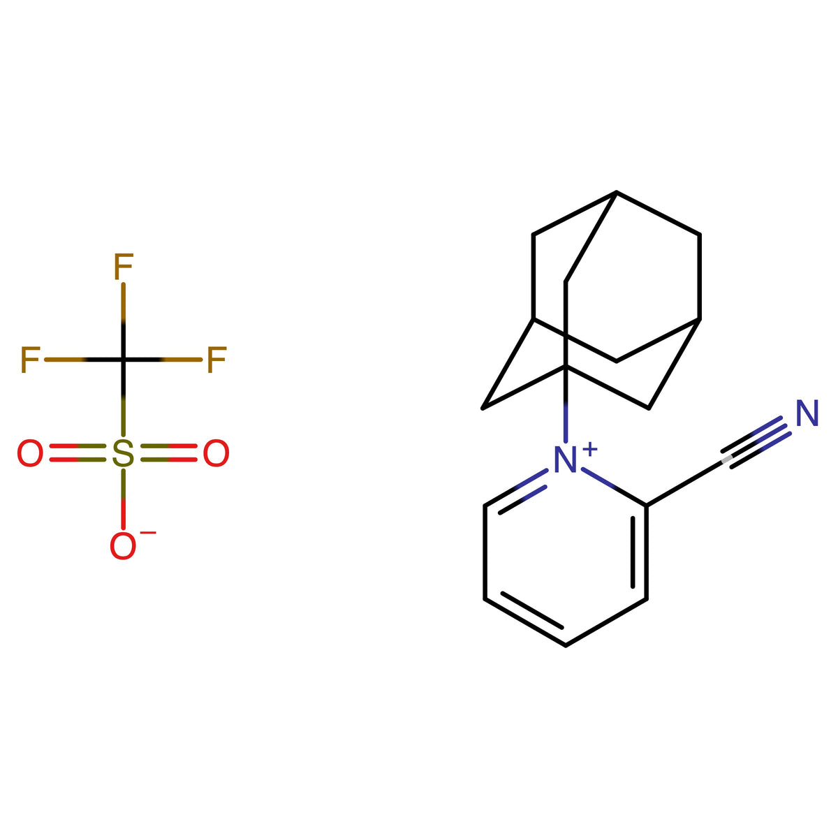 1-Adamantan-1-yl-2-cyanopyridin-1-ium trifluoromethanesulfonate