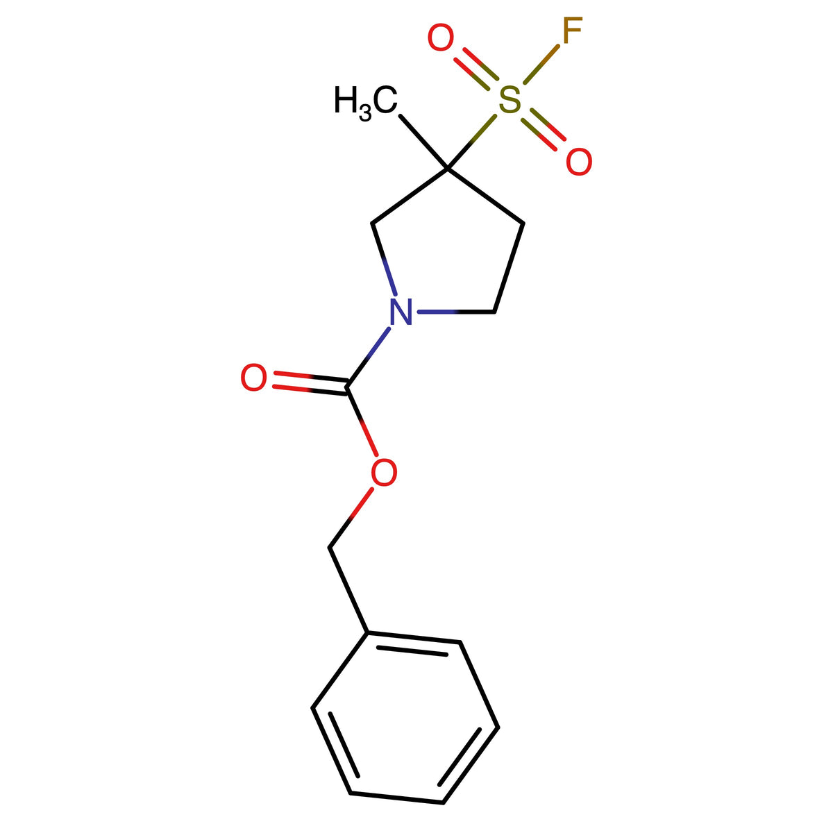 Benzyl 3-(fluorosulfonyl)-3-methylpyrrolidine-1-carboxylate