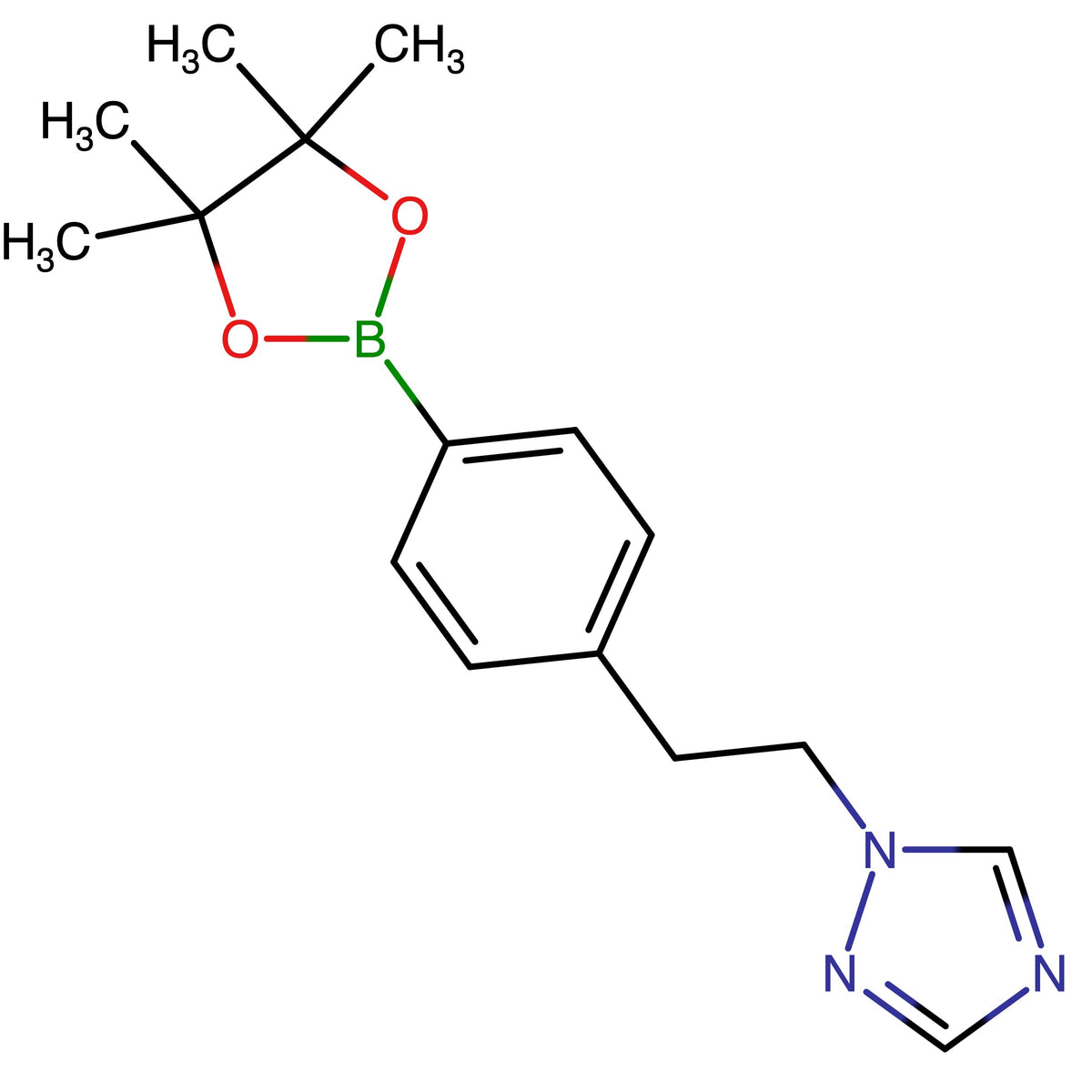 1-(4-(4,4,5,5-Tetramethyl-1,3,2-dioxaborolan-2-yl)phenethyl)-1H-1,2,4-triazole (103-Bpin)