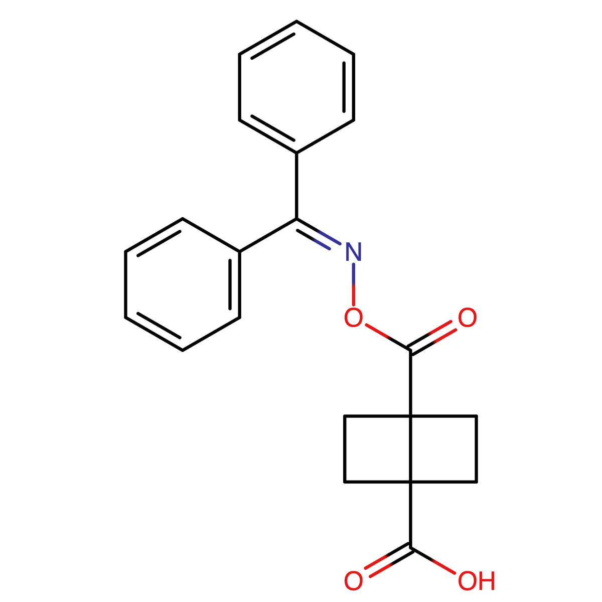 4-((((Diphenylmethylene)amino)oxy)carbonyl)bicyclo[2.2.0]hexane-1-carboxylic acid