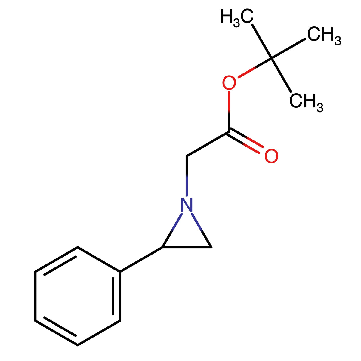 tert-Butyl 2-(2-phenylaziridin-1-yl)acetateÊ