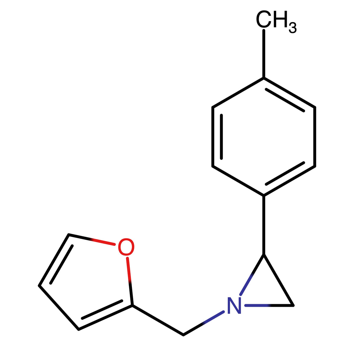 1-(Furan-2-ylmethyl)-2-(p-tolyl)aziridine