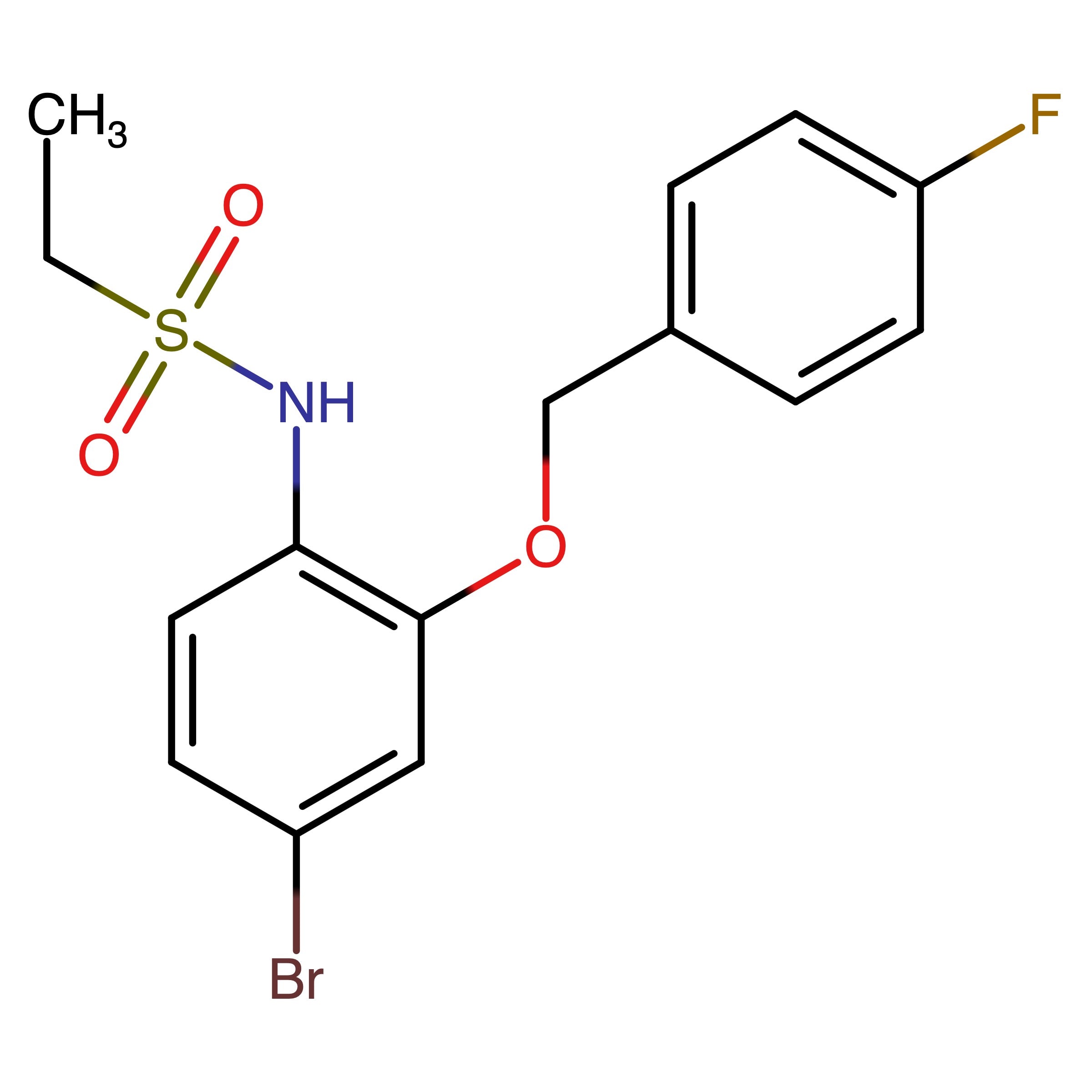 N-[4-Bromo-2-[(4-fluorophenyl)methoxy]phenyl]ethanesulfonamide 