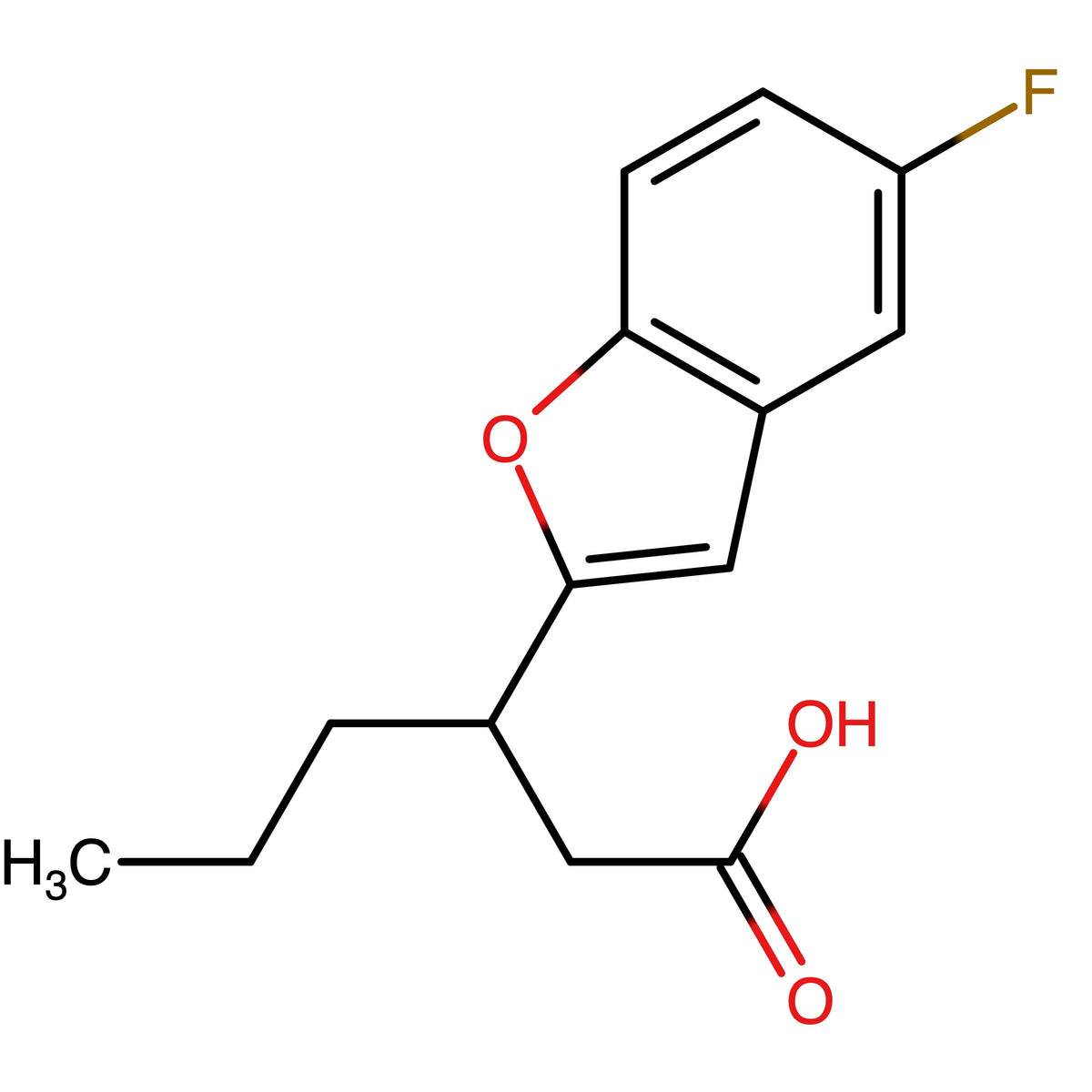 3-(5-Fluorobenzofuran-2-yl)hexanoic acid