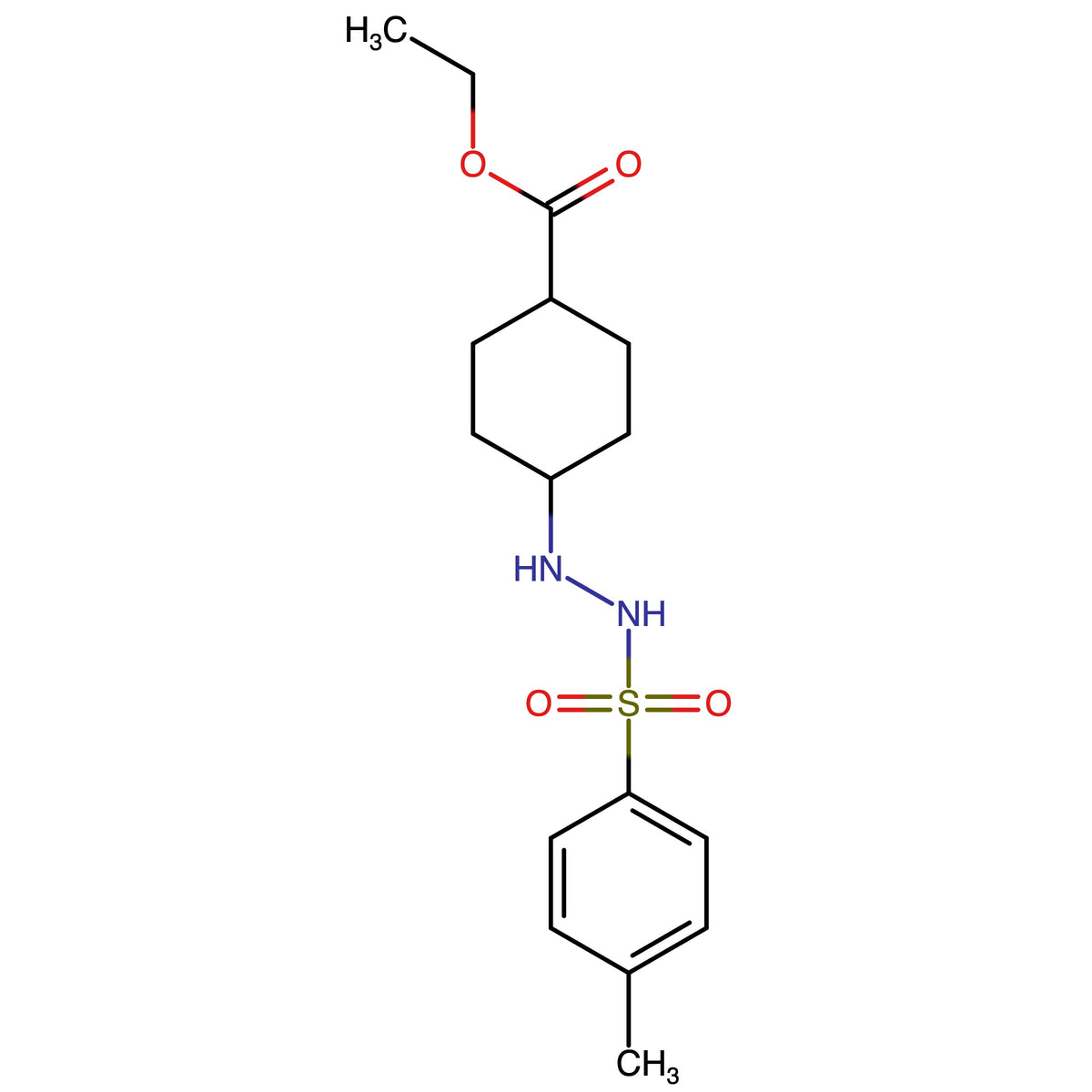 Ethyl 4-(2-tosylhydrazineyl)cyclohexane-1-carboxylate