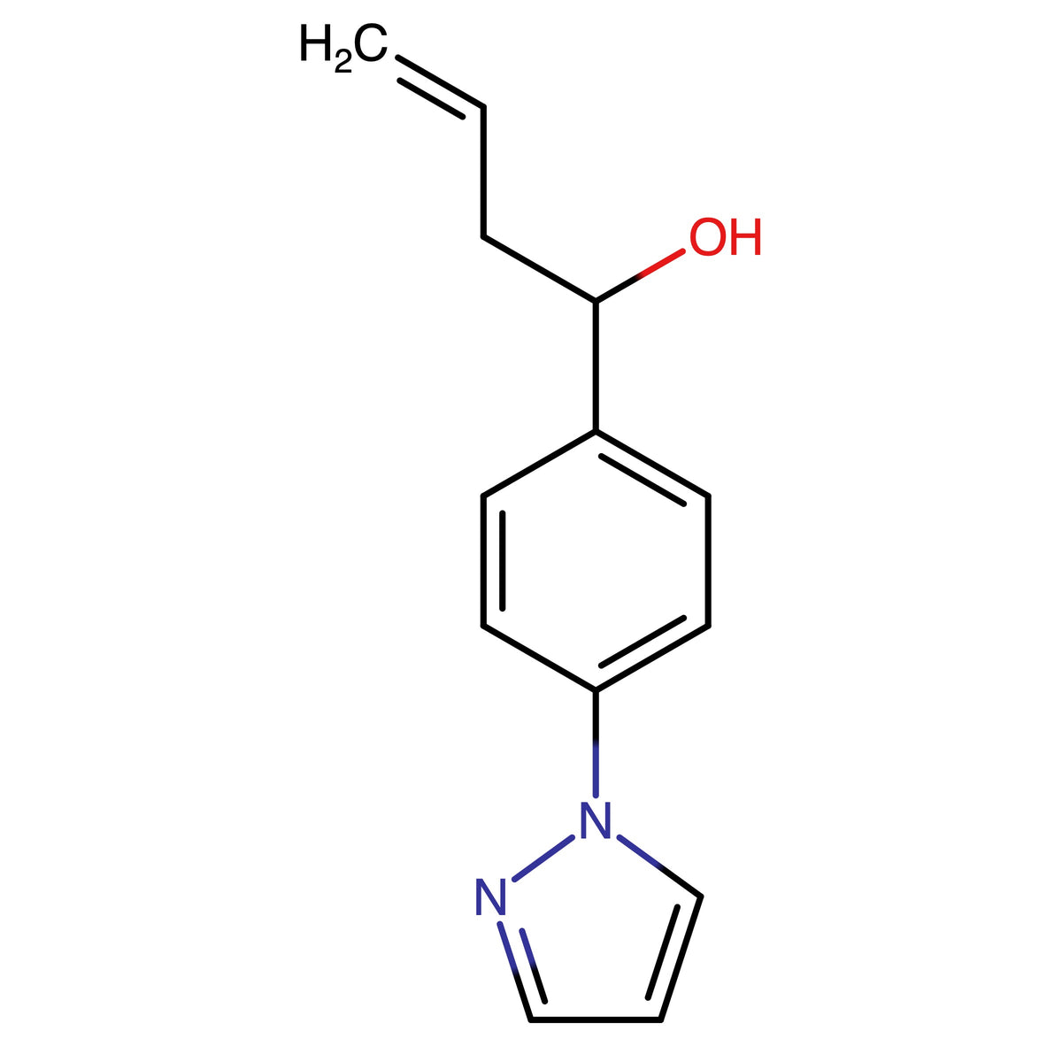 1-(4-(1H-Pyrazol-1-yl)phenyl)but-3-en-1-ol