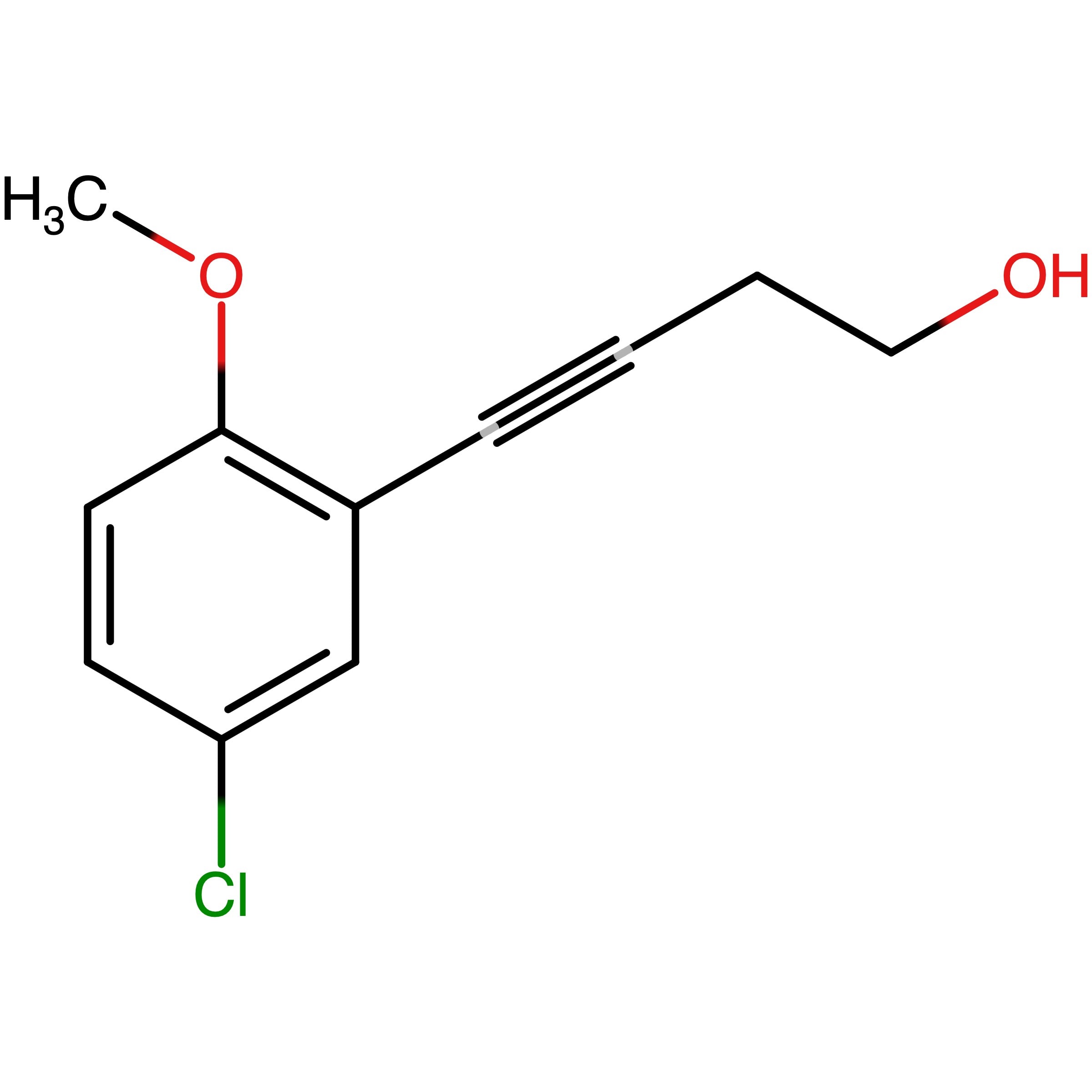 4-(5-Chloro-2-methoxyphenyl)but-3-yn-1-ol 