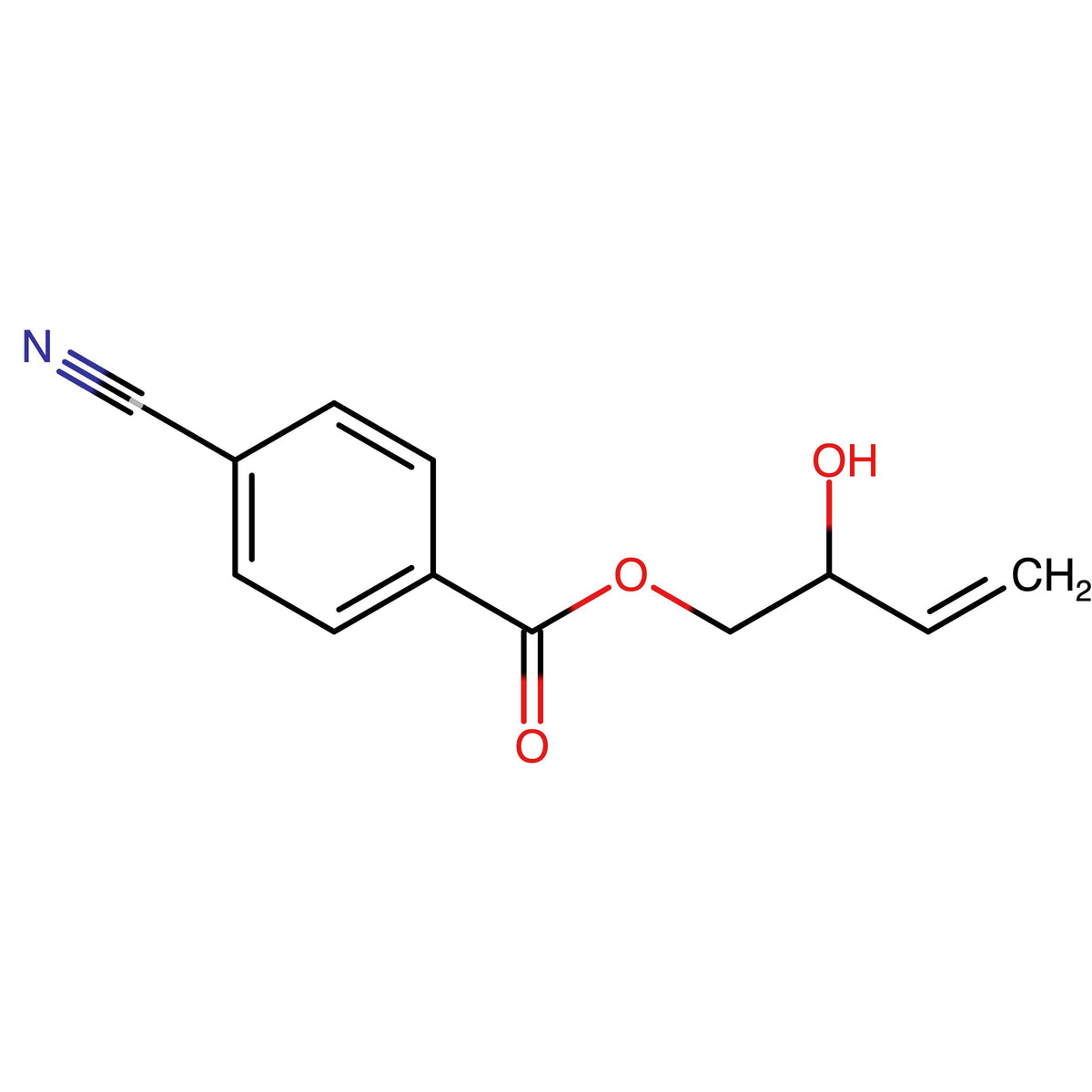 2-Hydroxybut-3-en-1-yl 4-cyanobenzoate