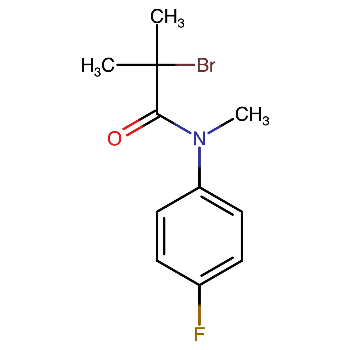 2-Bromo-N-(4-fluorophenyl)-N,2-dimethylpropanamide