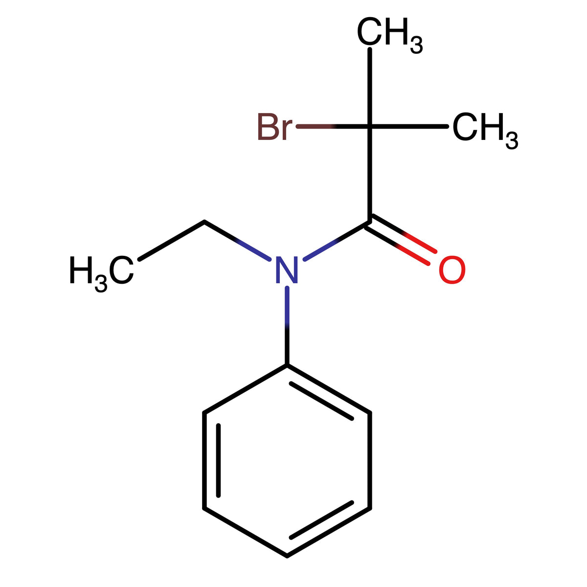 2-Bromo-N-ethyl-2-methyl-N-phenylpropanamide