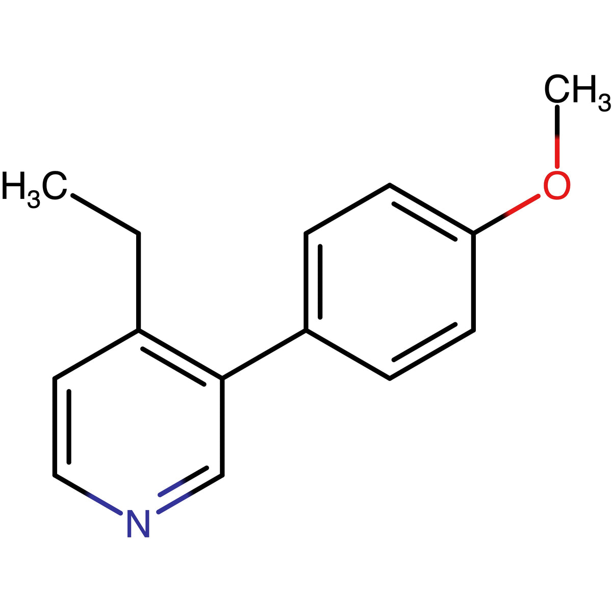 4-Ethyl-3-(4-methoxyphenyl)pyridine