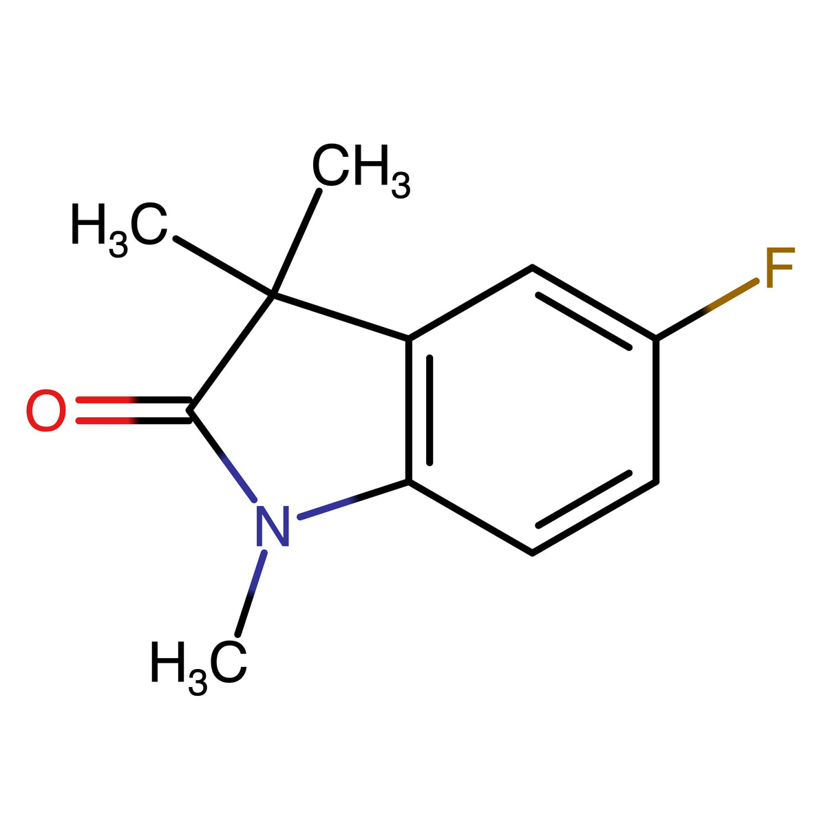 5-Fluoro-1,3,3-trimethylindol-2-one