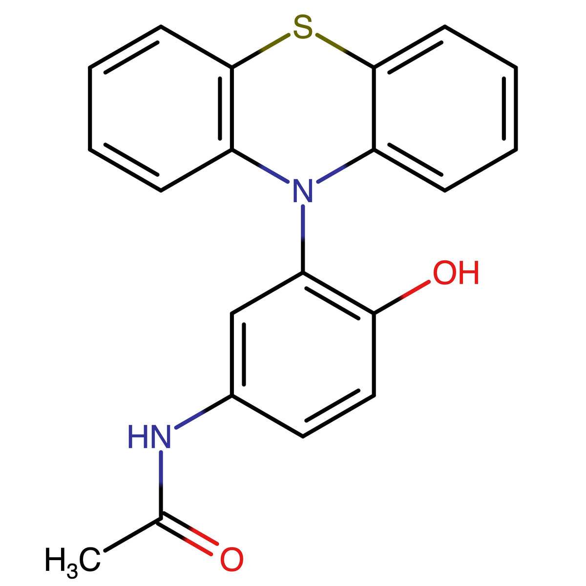 N-(4-Hydroxy-3-(10H-phenothiazin-10-yl)phenyl)acetamide